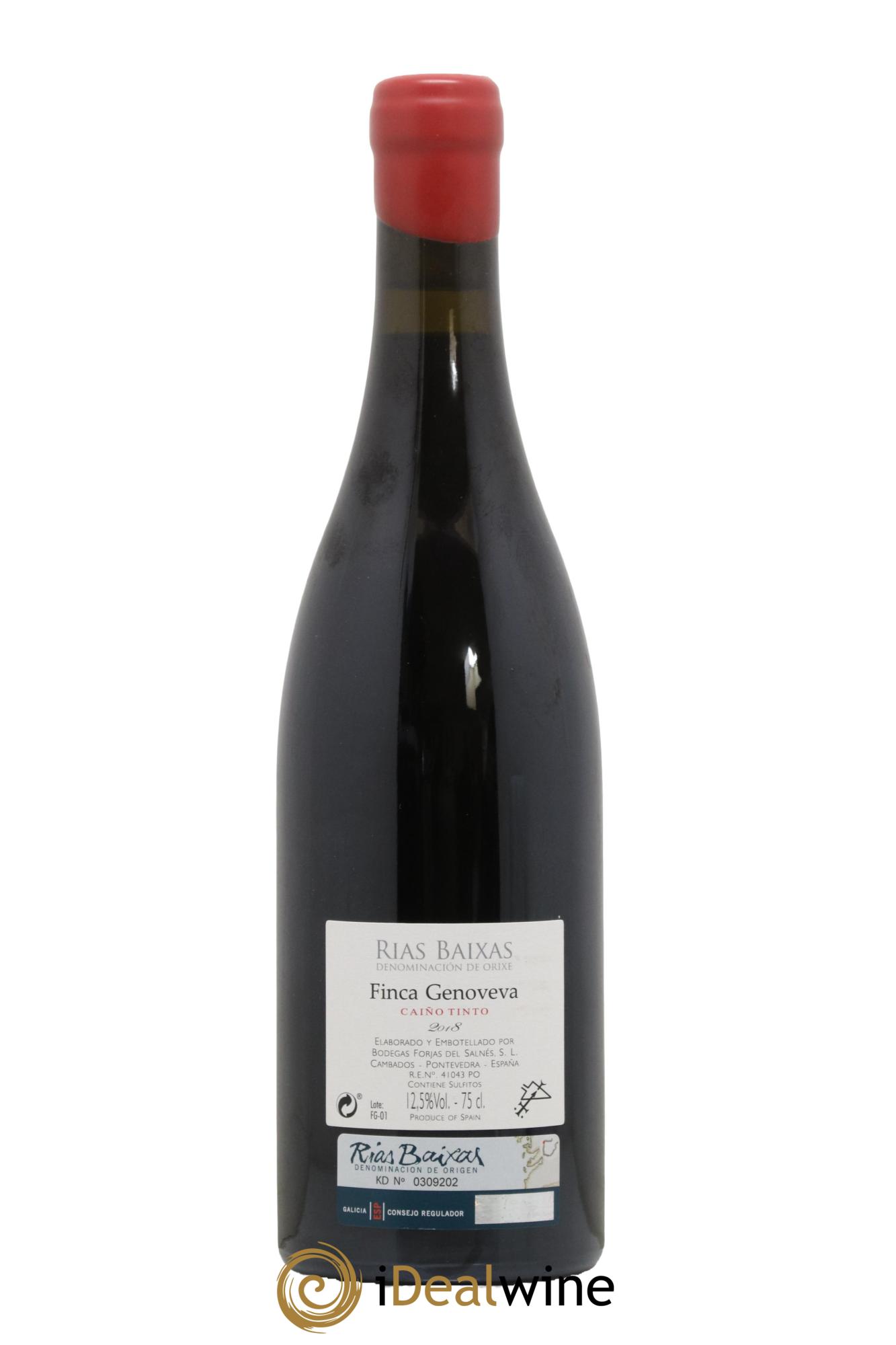 Espagne Rias Baixas Finca Genovena Caino Forjas del Salnes 2018 - Lot de 1 bouteille - 1