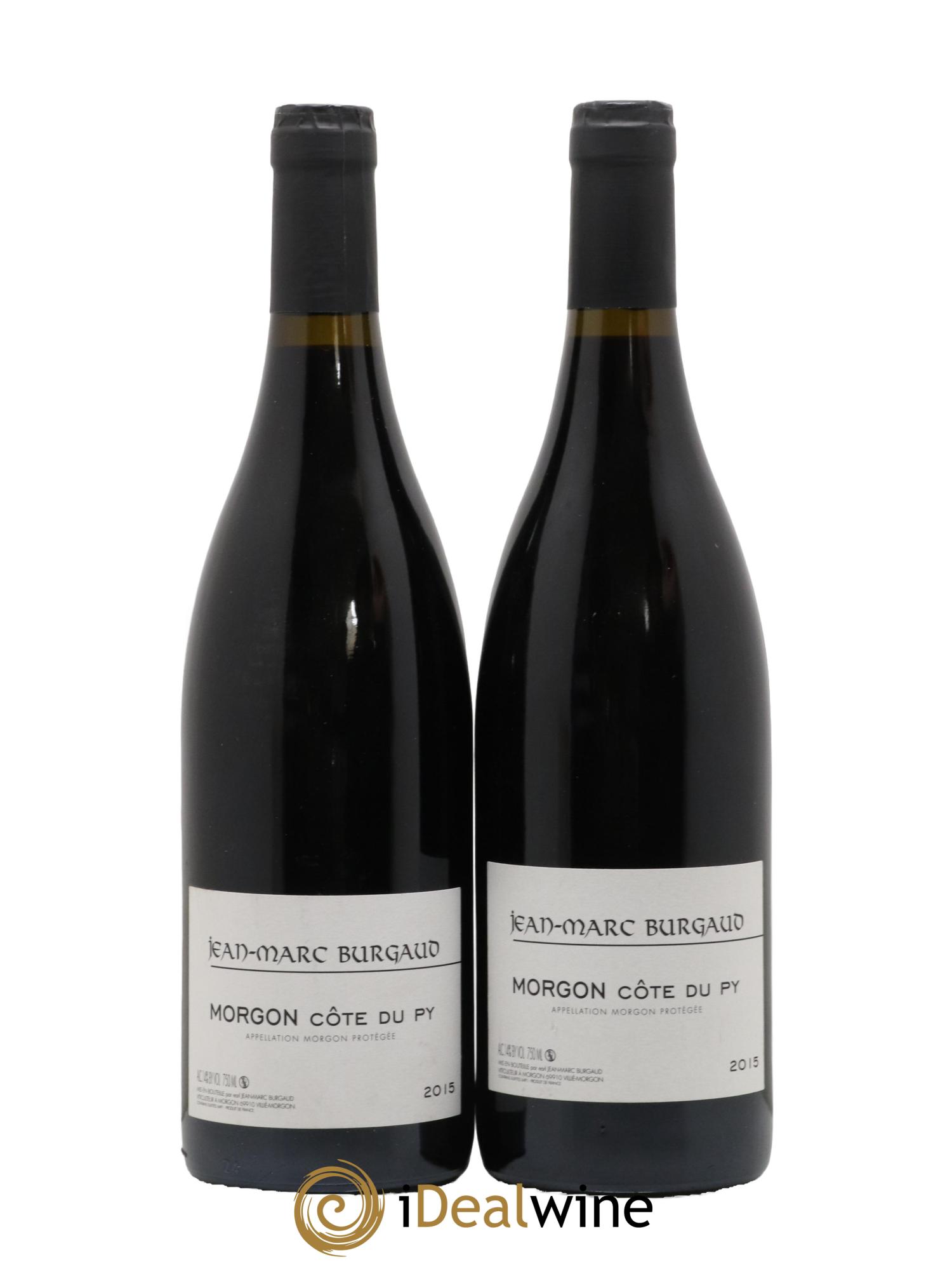 Morgon Côte du Py Jean-Marc Burgaud (Domaine) 2015 - Lot de 2 bouteilles - 0