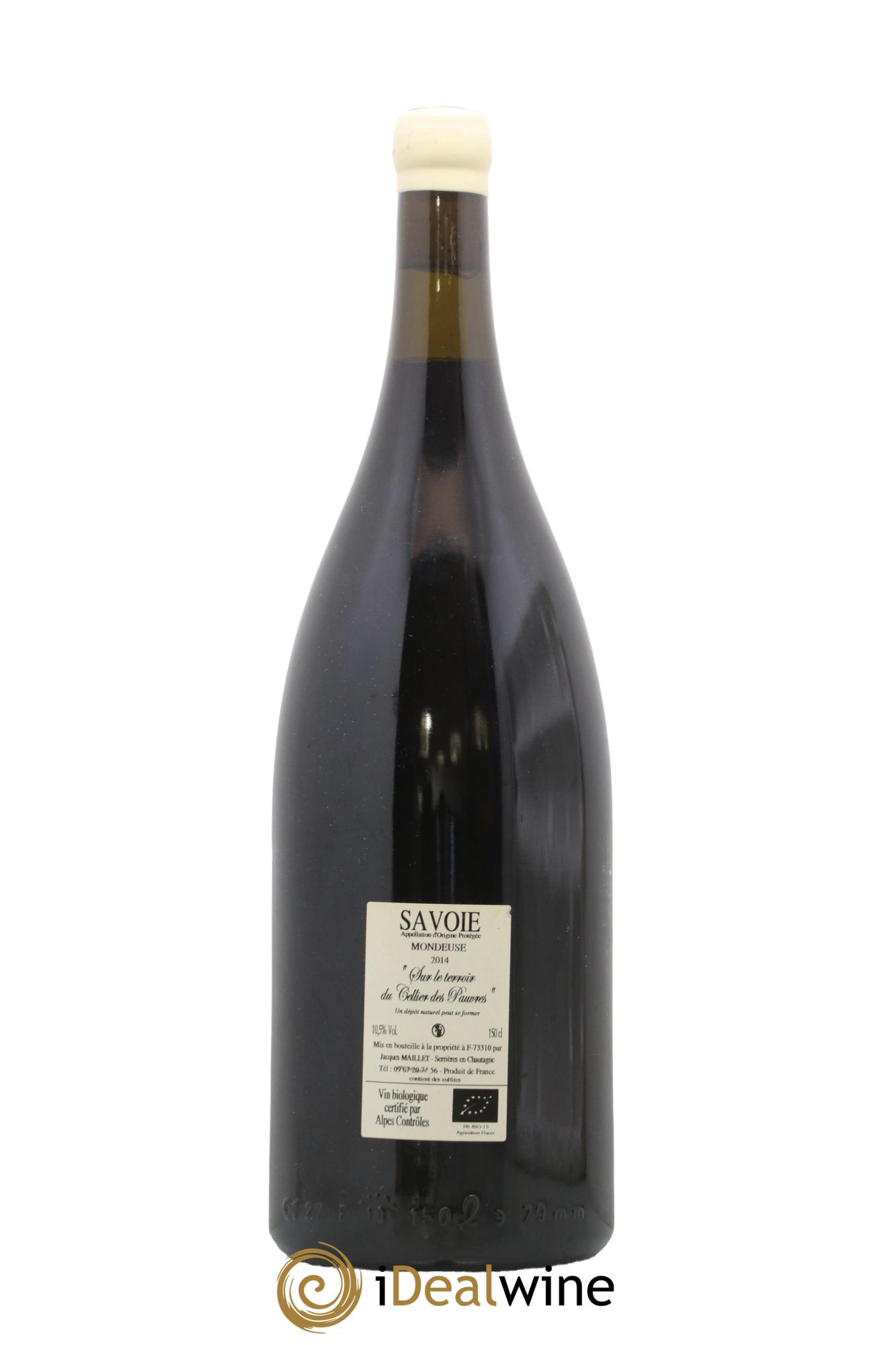 Vin de Savoie Chautagne Chautagne Pinot Noir Jacques Maillet 2014 - Lotto di 1 magnum - 1