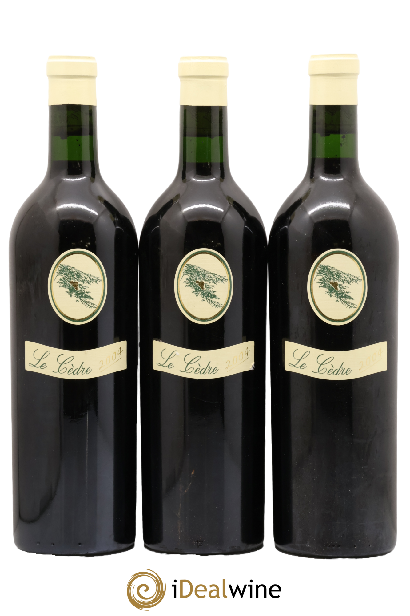 Cahors Château du Cèdre Pascal et Jean-Marc Verhaeghe 2004 - Lot de 3 bouteilles - 0