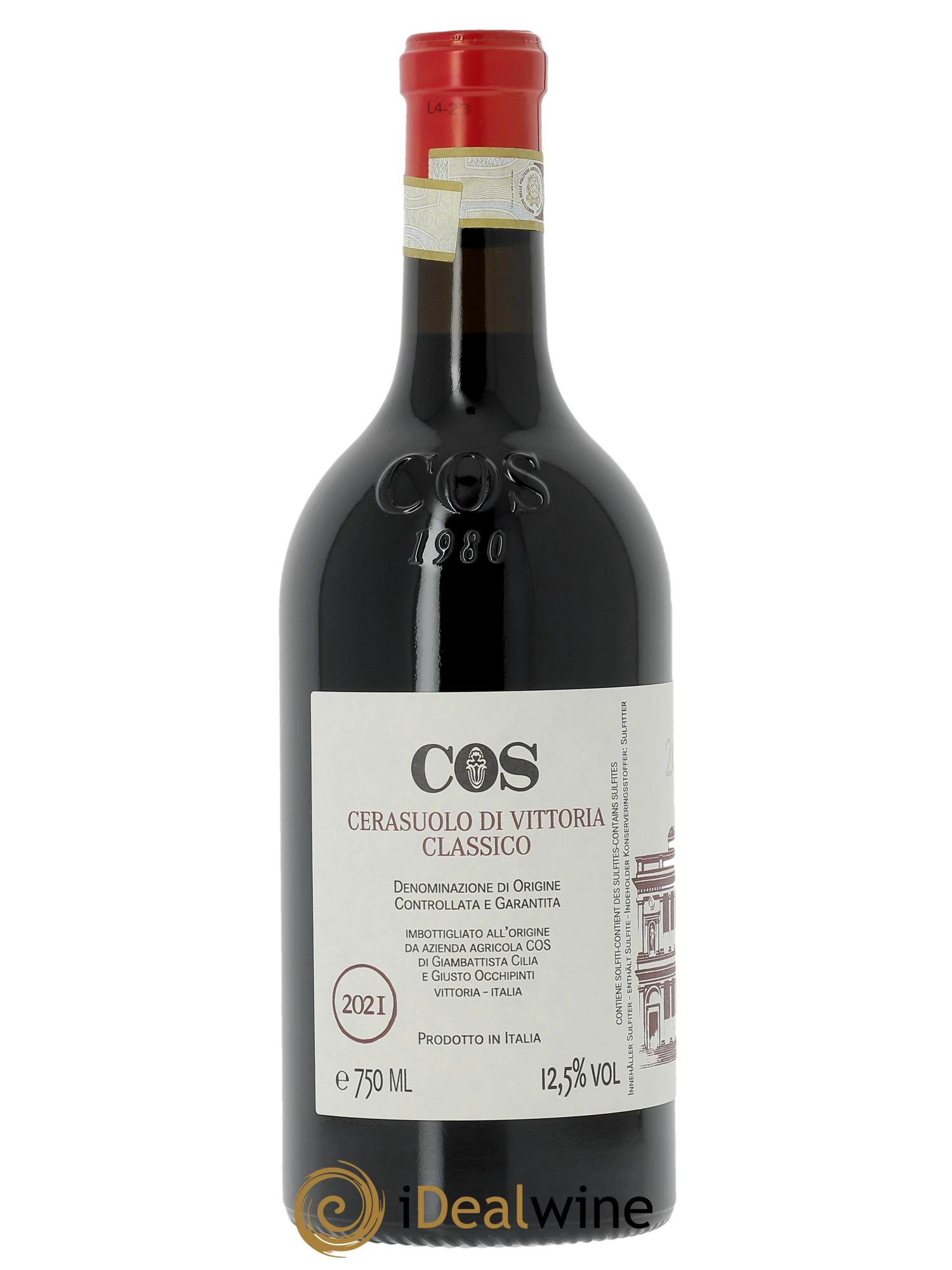 Cerasuolo di Vittoria Classico DOCG Azienda Agricola Cos 2021 - Lot de 1 bouteille - 1