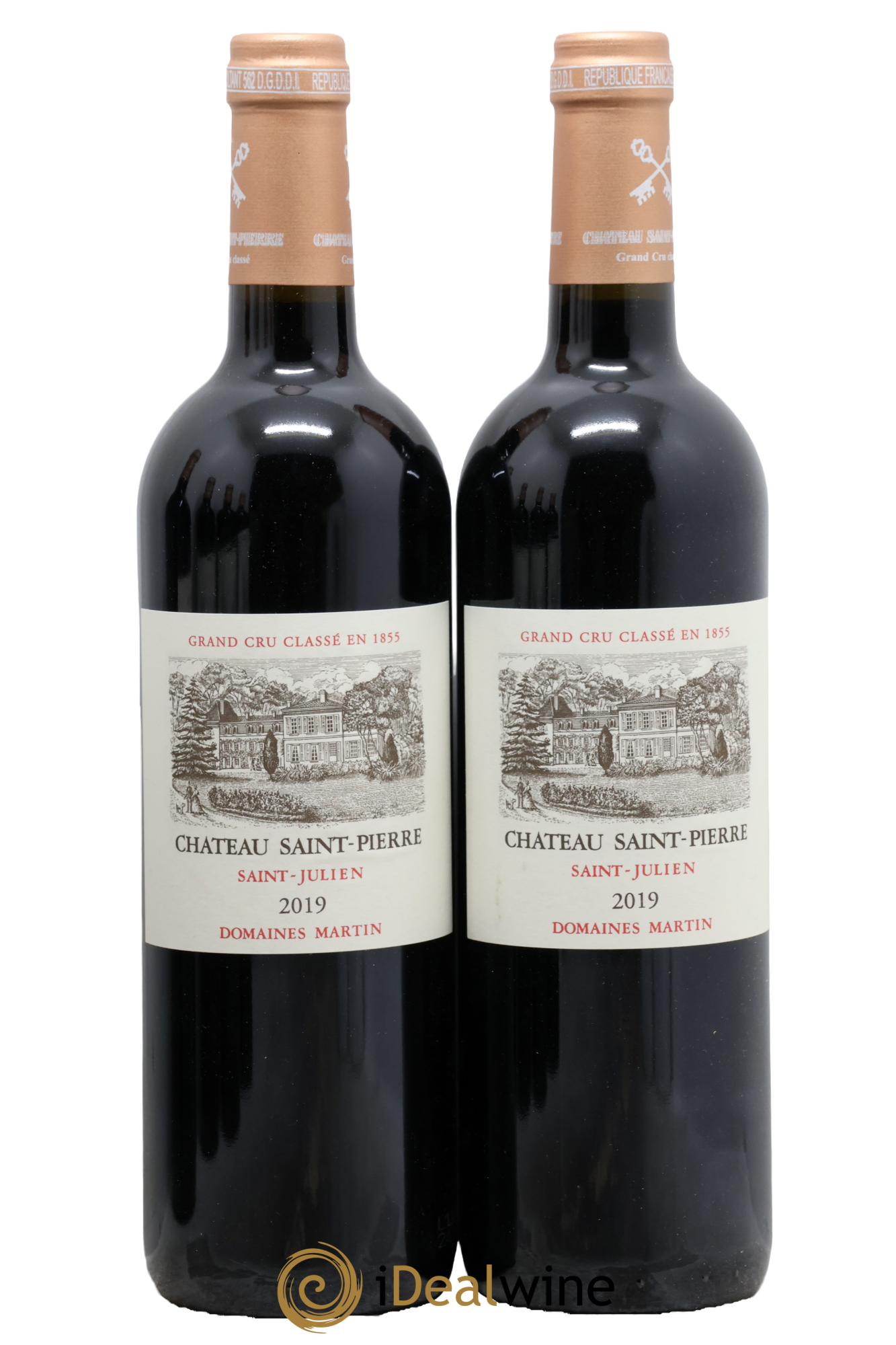 Château Saint-Pierre 4ème Grand Cru Classé 2019 - Lot de 2 bouteilles - 0