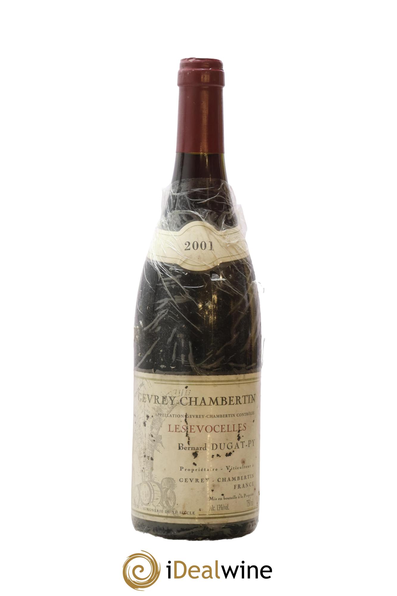 Gevrey-Chambertin Les Evocelles Bernard Dugat-Py 2001 - Posten von 1 Flasche - 0