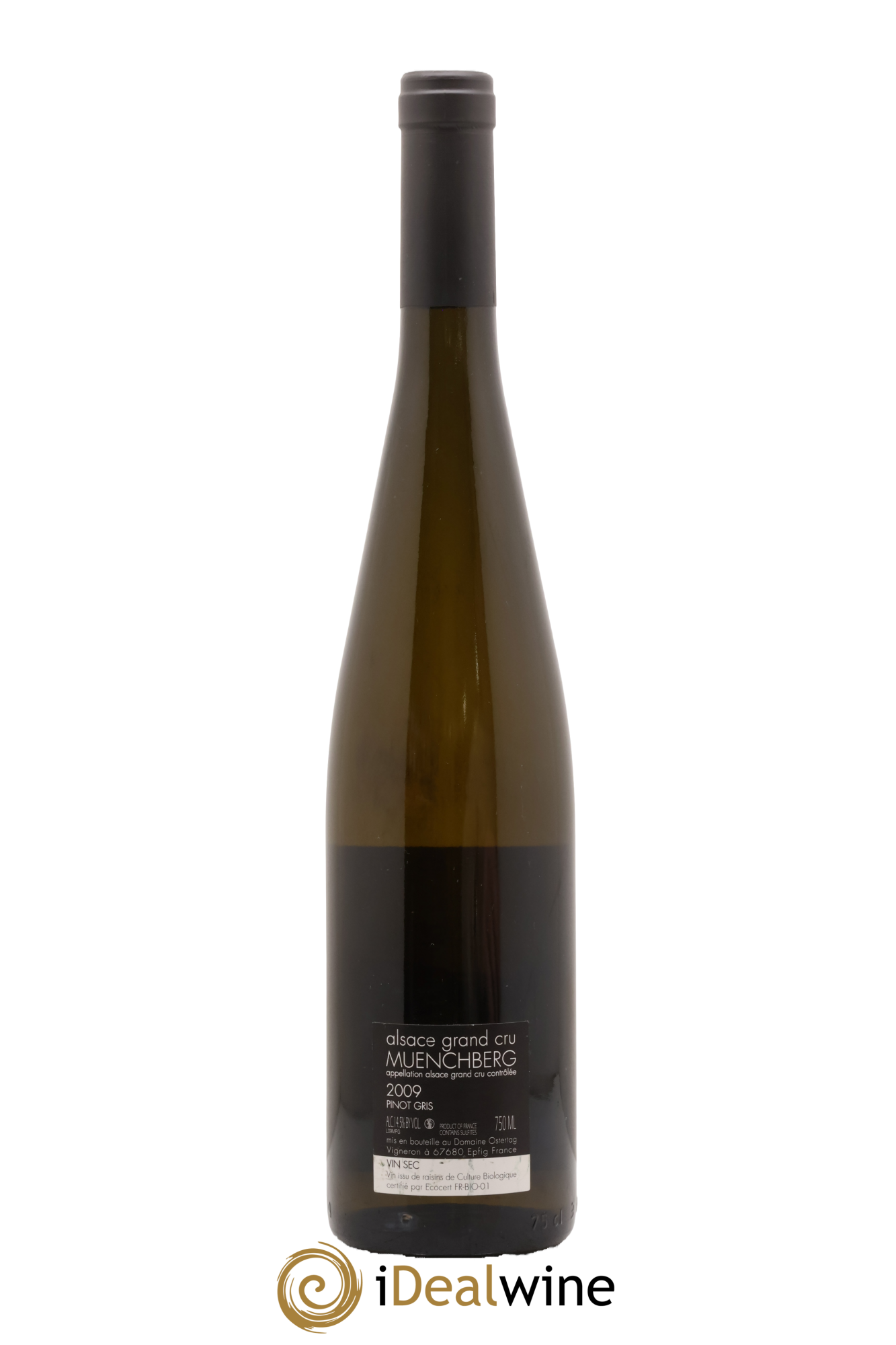 Alsace Pinot Gris Grand Cru Muenchberg A360P Ostertag (Domaine) 2009 - Lot de 1 bouteille - 1