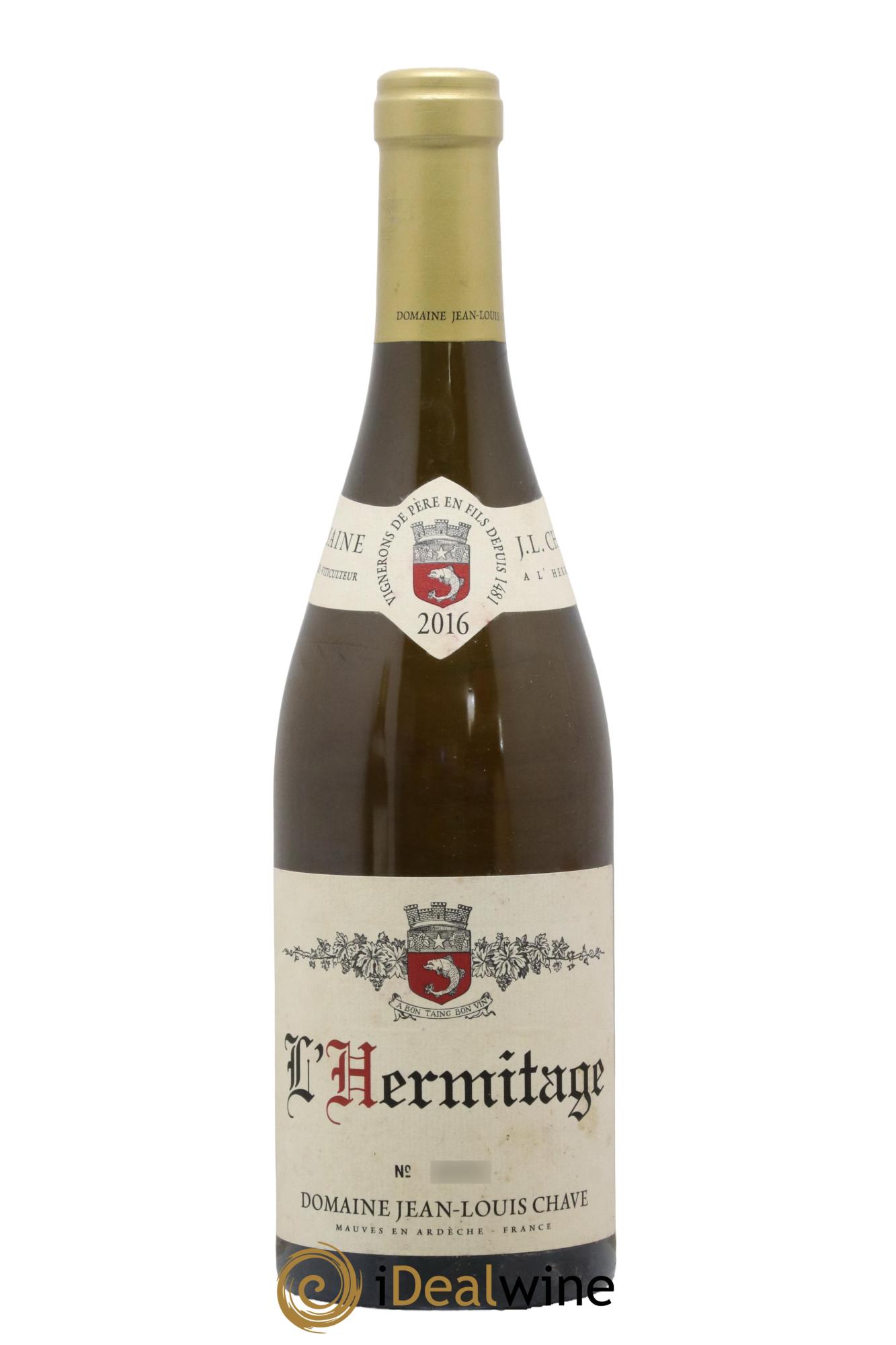Hermitage Jean-Louis Chave 2016 - Posten von 1 Flasche - 0