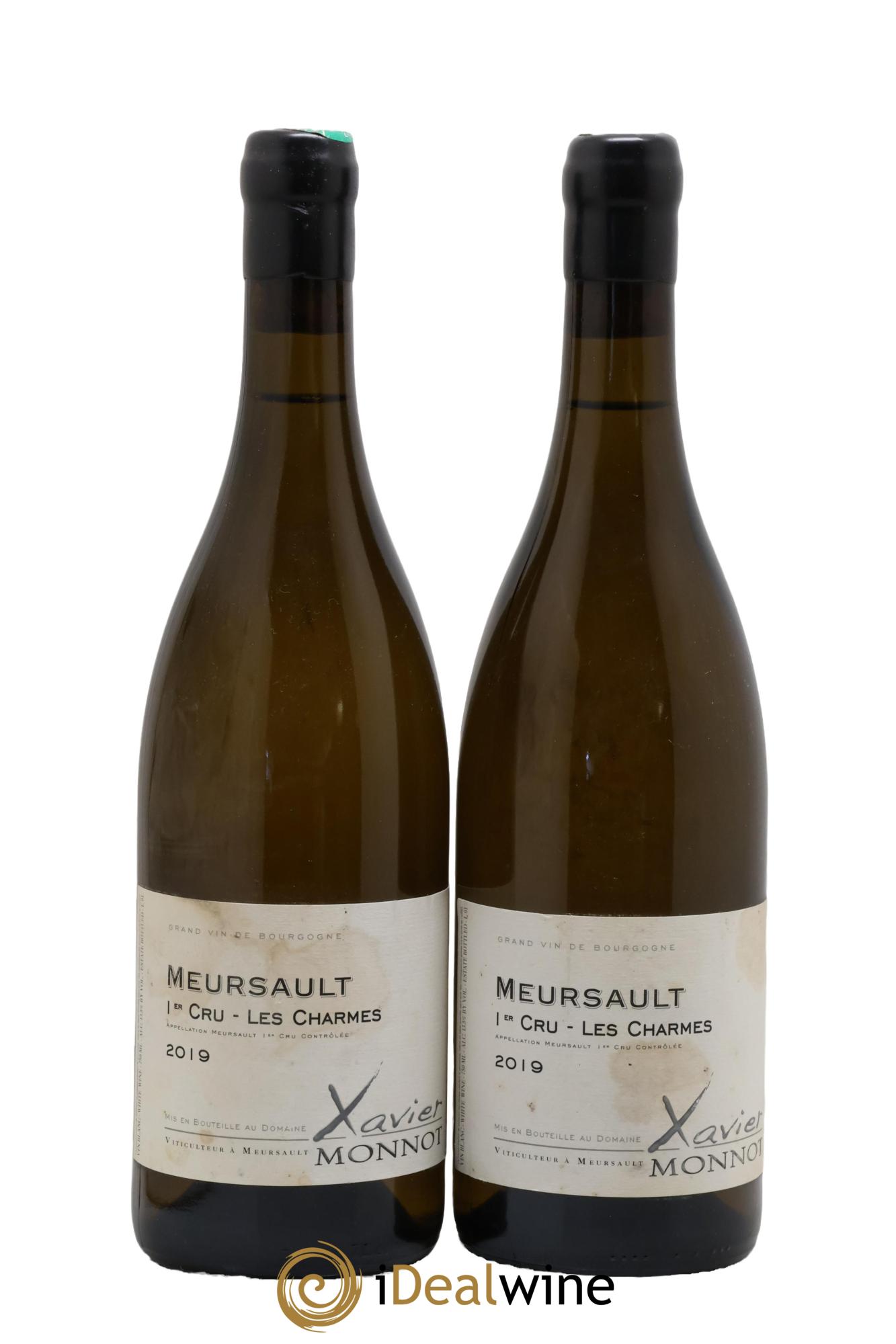Meursault 1er Cru Les Charmes Xavier Monnot 2019 - Lot of 2 bottles - 0