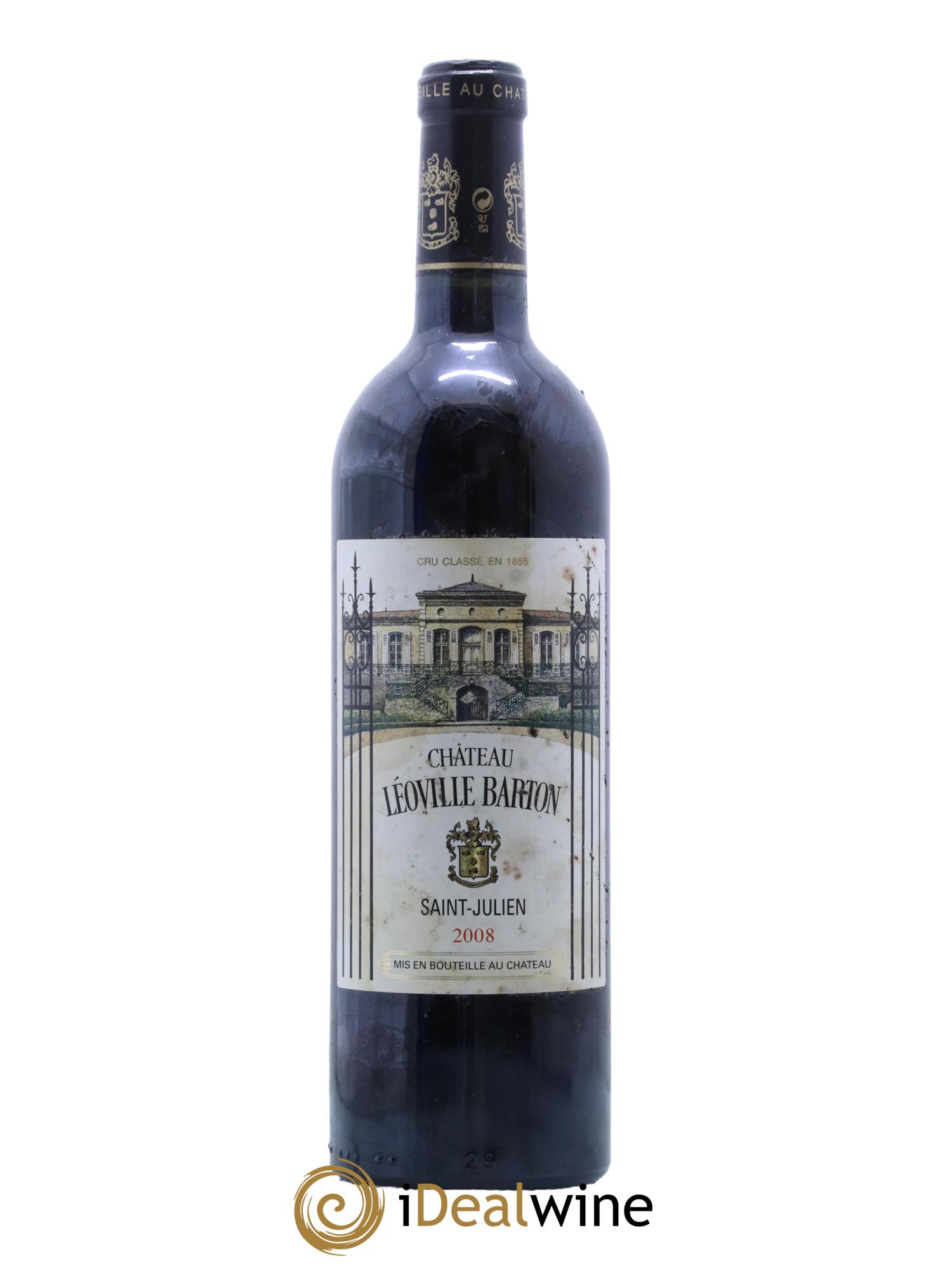 Château Léoville Barton 2ème Grand Cru Classé 2008 - Lot de 1 bouteille - 0