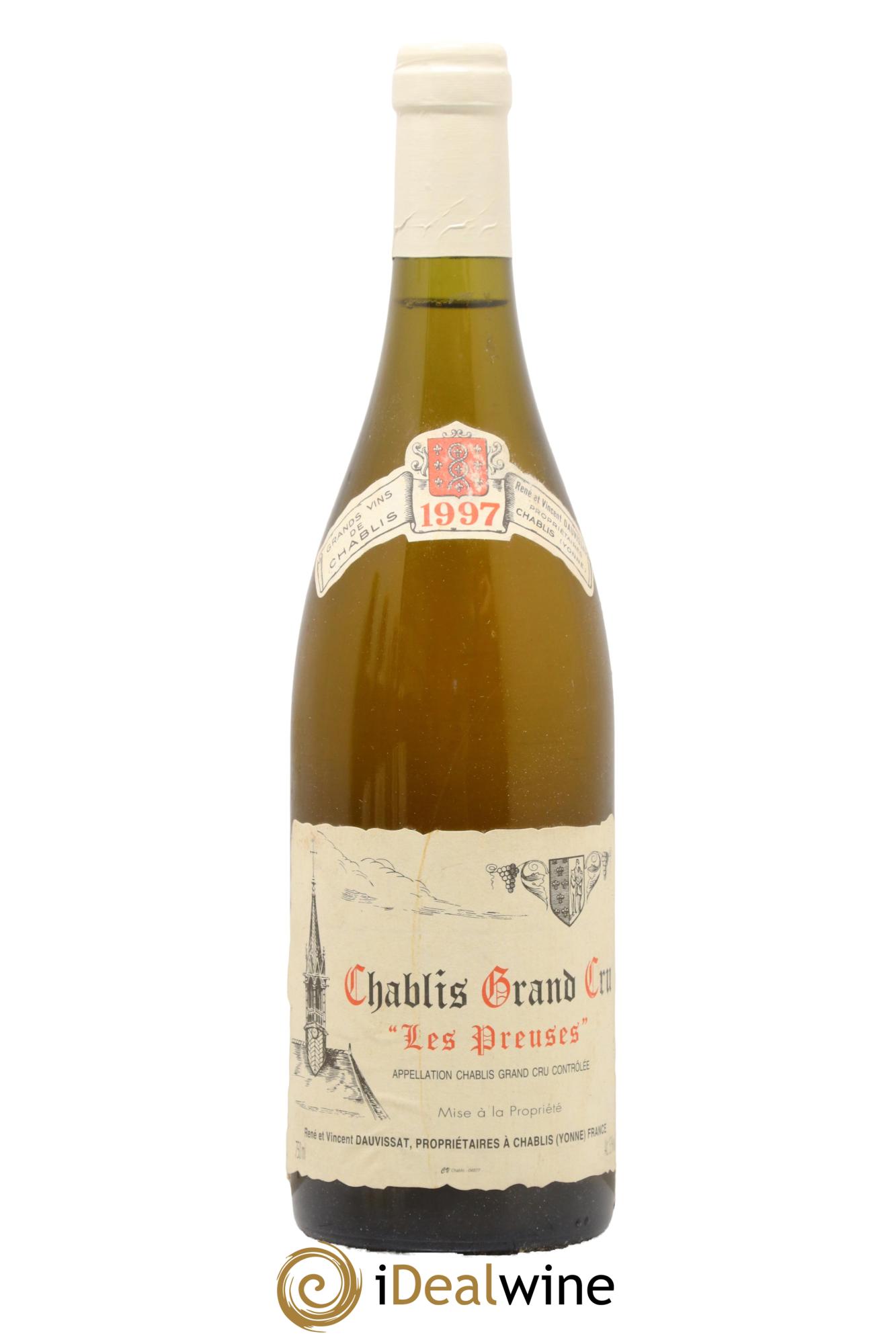 Chablis Grand Cru Les Preuses Vincent Dauvissat (Domaine) 1997 - Posten von 1 Flasche - 0