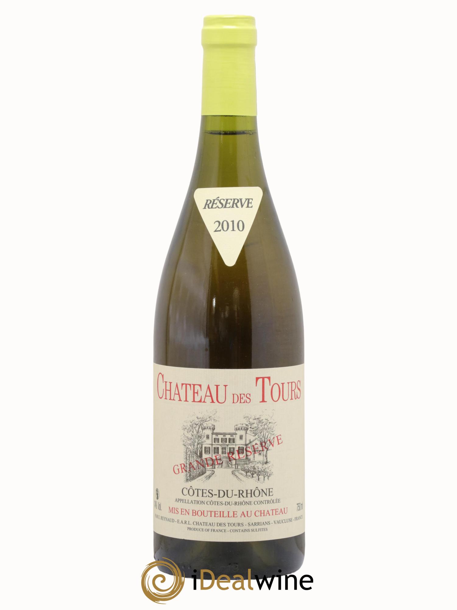 Côtes-du-Rhône Château des Tours Grande Réserve Emmanuel Reynaud 2010 - Posten von 1 Flasche - 0