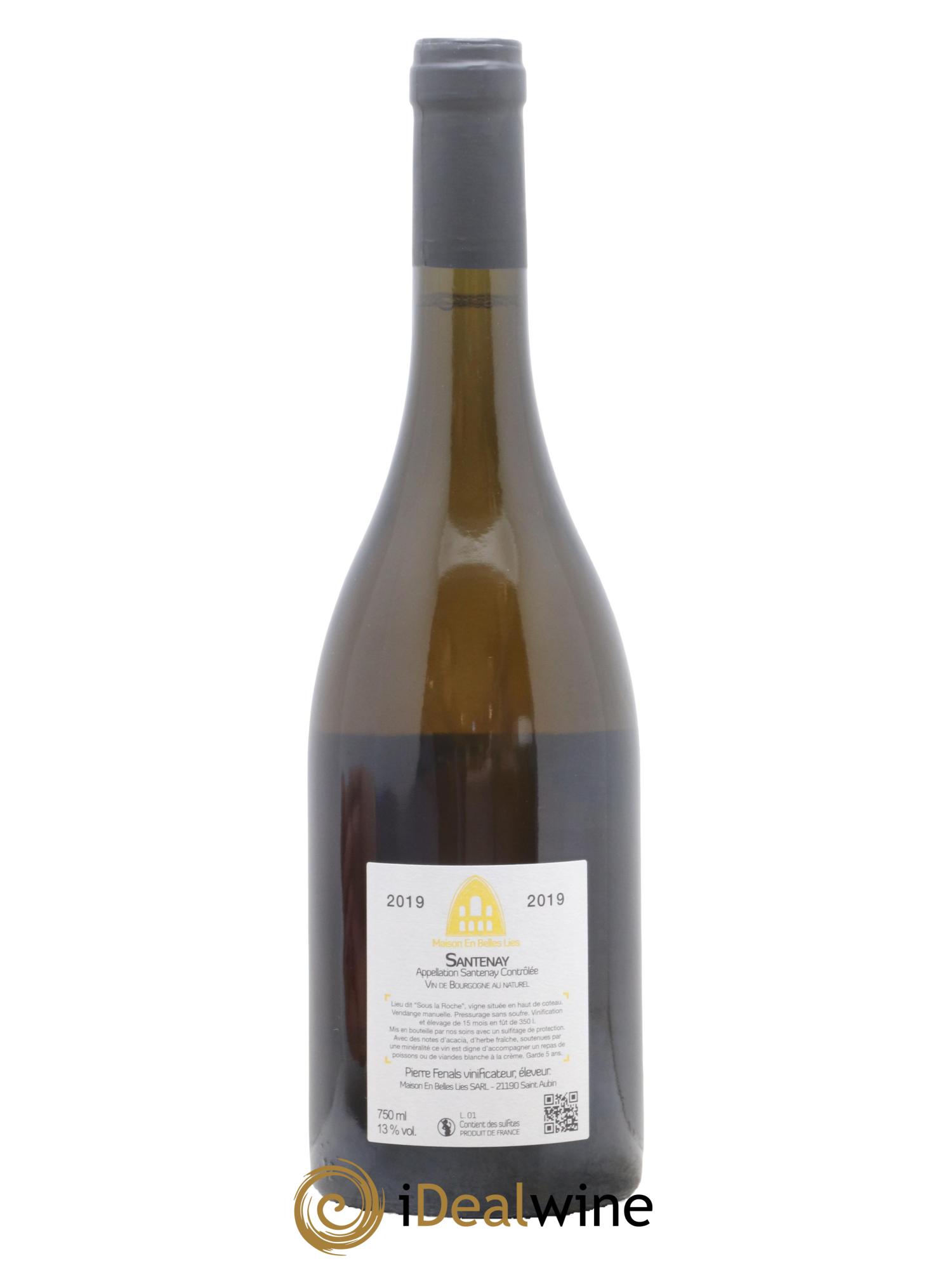 Santenay Maison En Belles Lies 2019 - Lot de 1 bouteille - 1