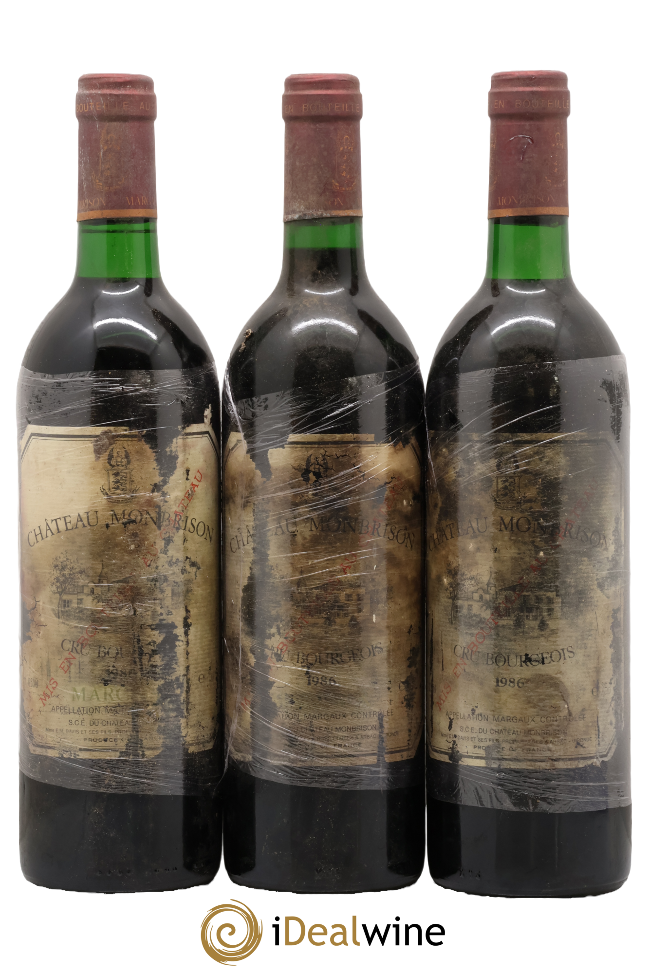 Château Monbrison 1986 - Posten von 3 Flaschen - 0