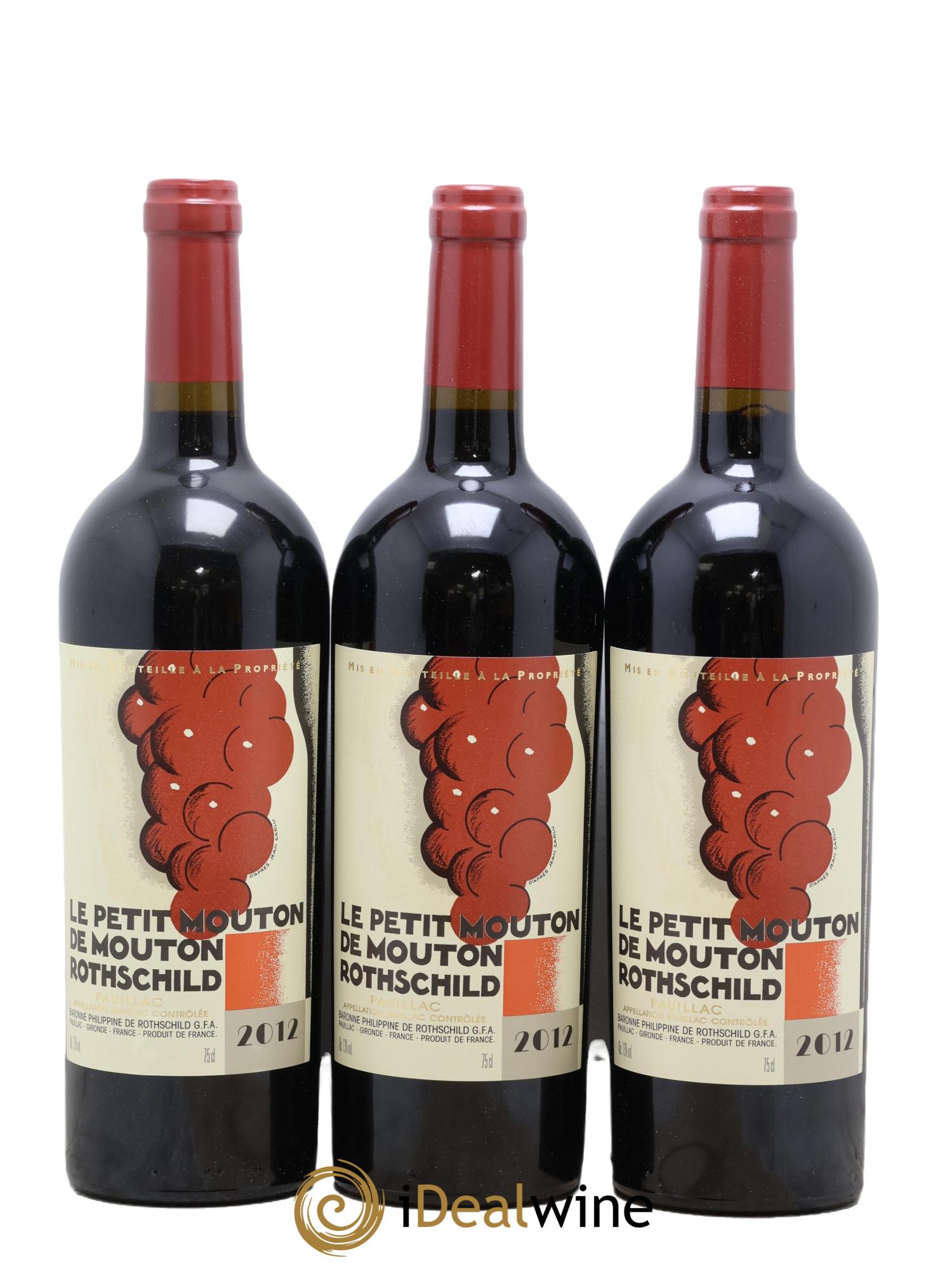 Petit Mouton Second Vin 2012 - Lotto di 6 bottiglie - 3