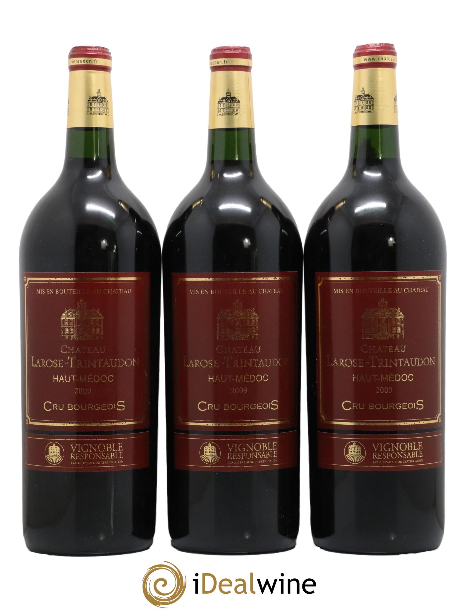 Château Larose Trintaudon Cru Bourgeois 2009 - Lot de 3 magnums - 0
