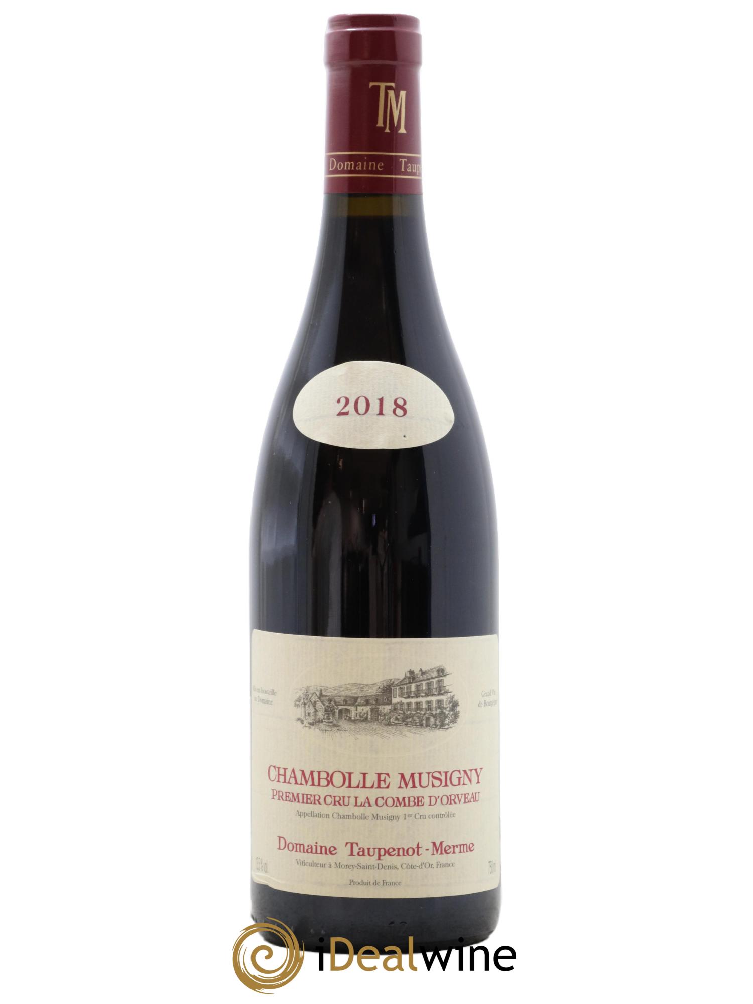 Chambolle-Musigny 1er Cru Combe d'Orveau Taupenot-Merme 2018 - Lot de 1 bouteille - 0