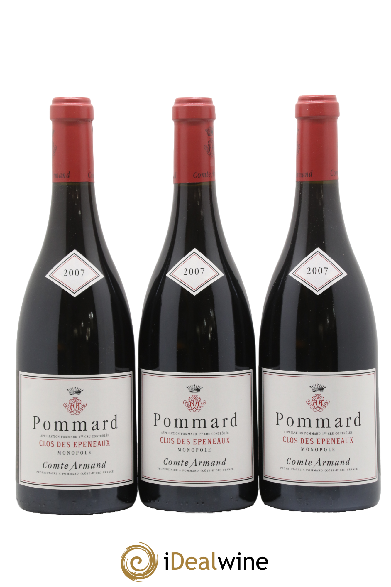 Pommard 1er Cru Clos des Epeneaux Comte Armand 2007 - Lot de 6 bouteilles - 2