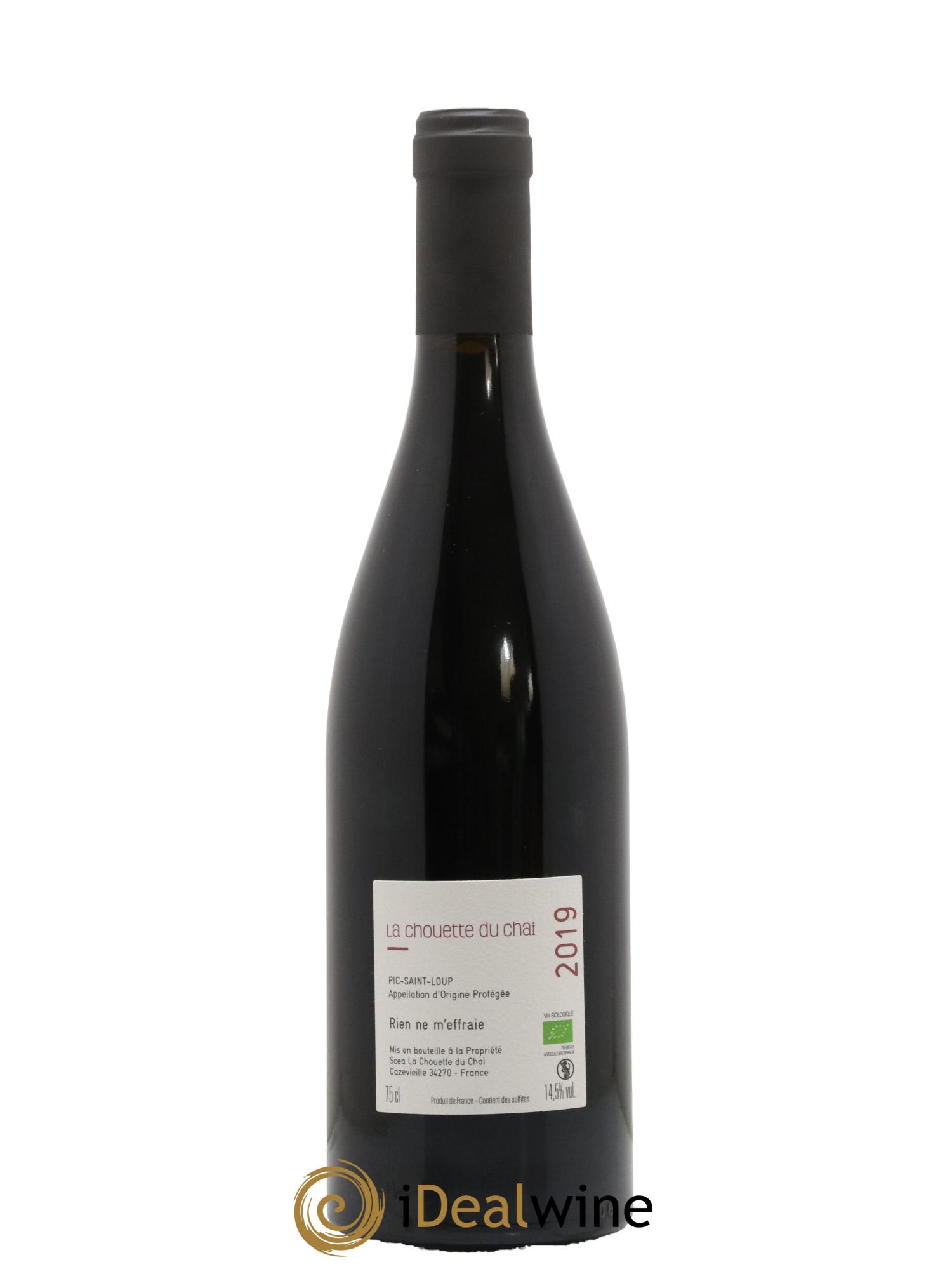 Pic Saint-Loup Rien de m'effraie La Chouette du Chai 2019 - Lotto di 1 bottiglia - 1