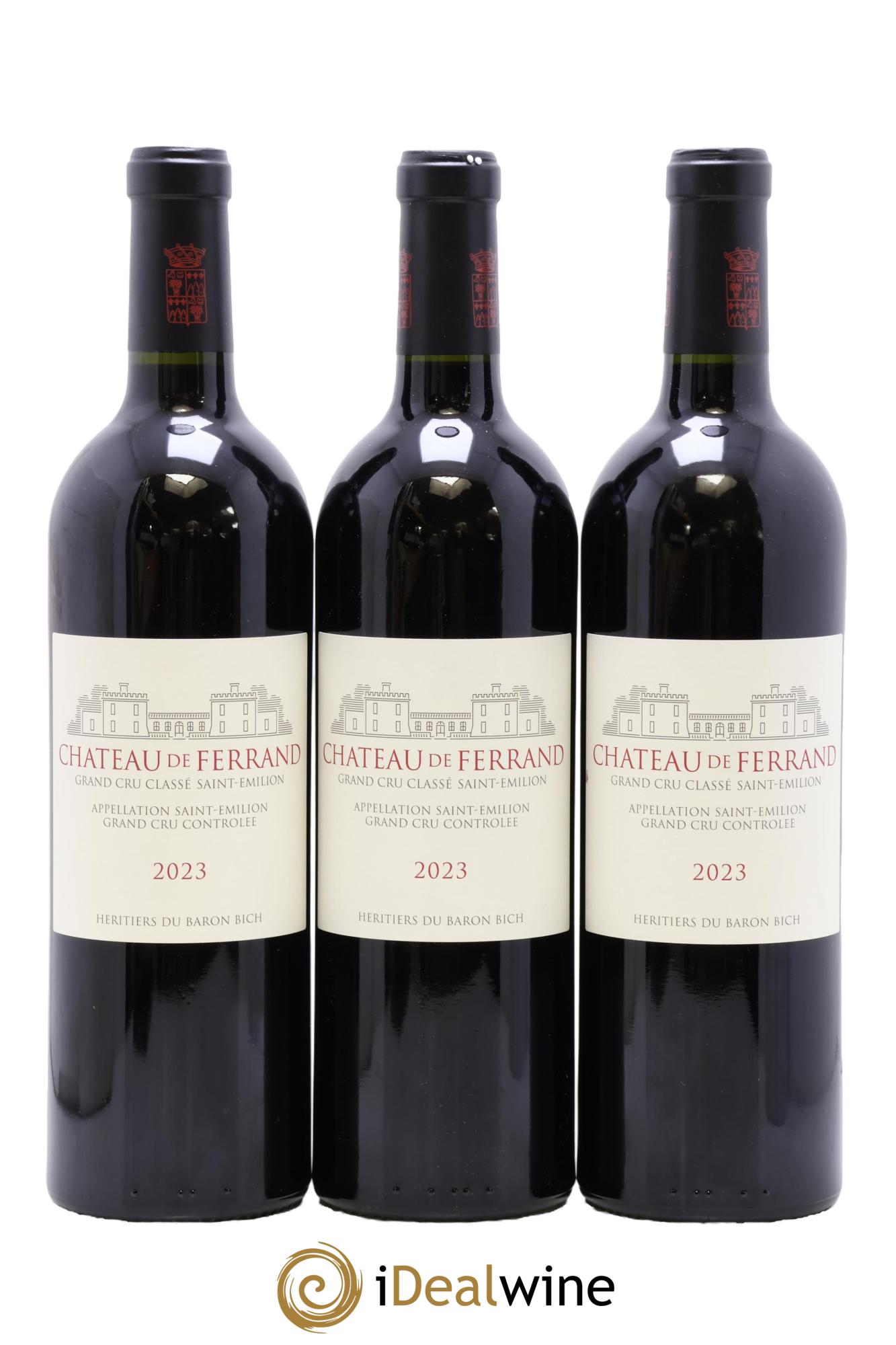 Château de Ferrand Grand Cru Classé 2023 - Lotto di 3 bottiglie - 0