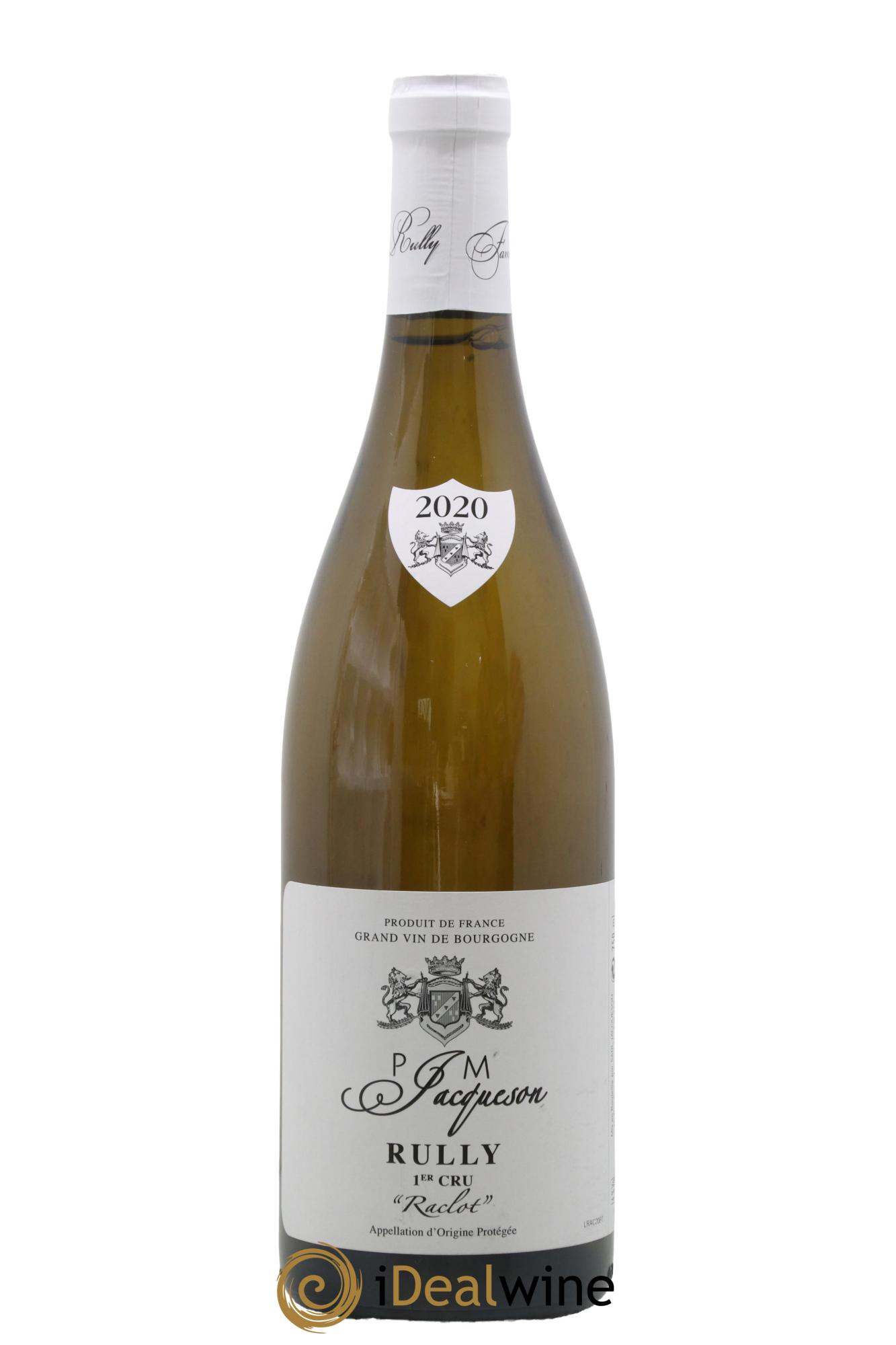 Rully 1er Cru Raclots Paul & Marie Jacqueson 2020 - Posten von 1 Flasche - 0