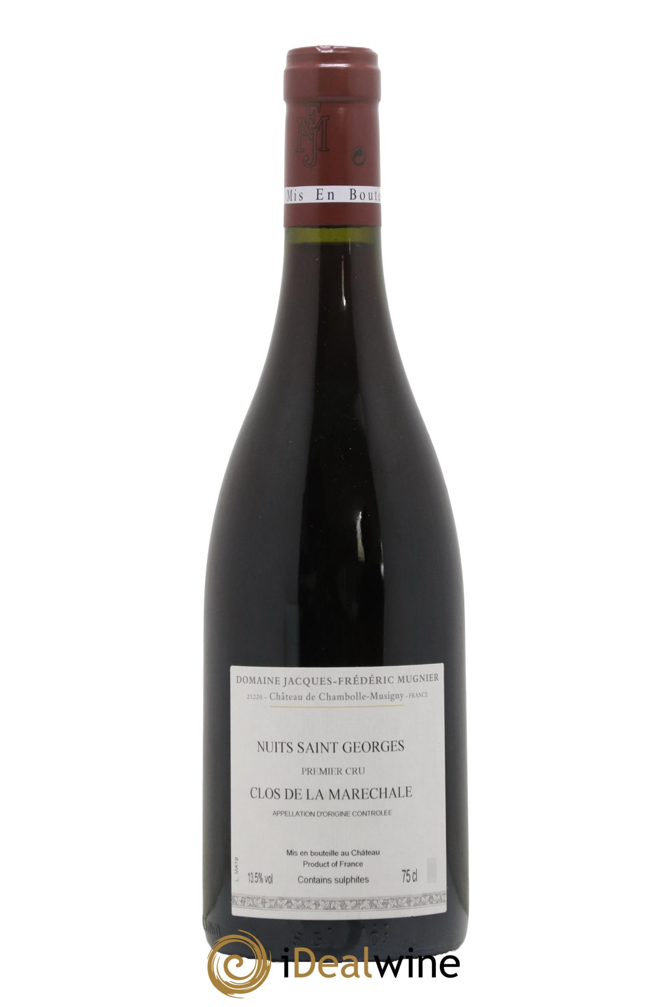 Nuits-Saint-Georges 1er Cru Clos de La Maréchale Jacques-Frédéric Mugnier 2019 - Lot de 1 bouteille - 1