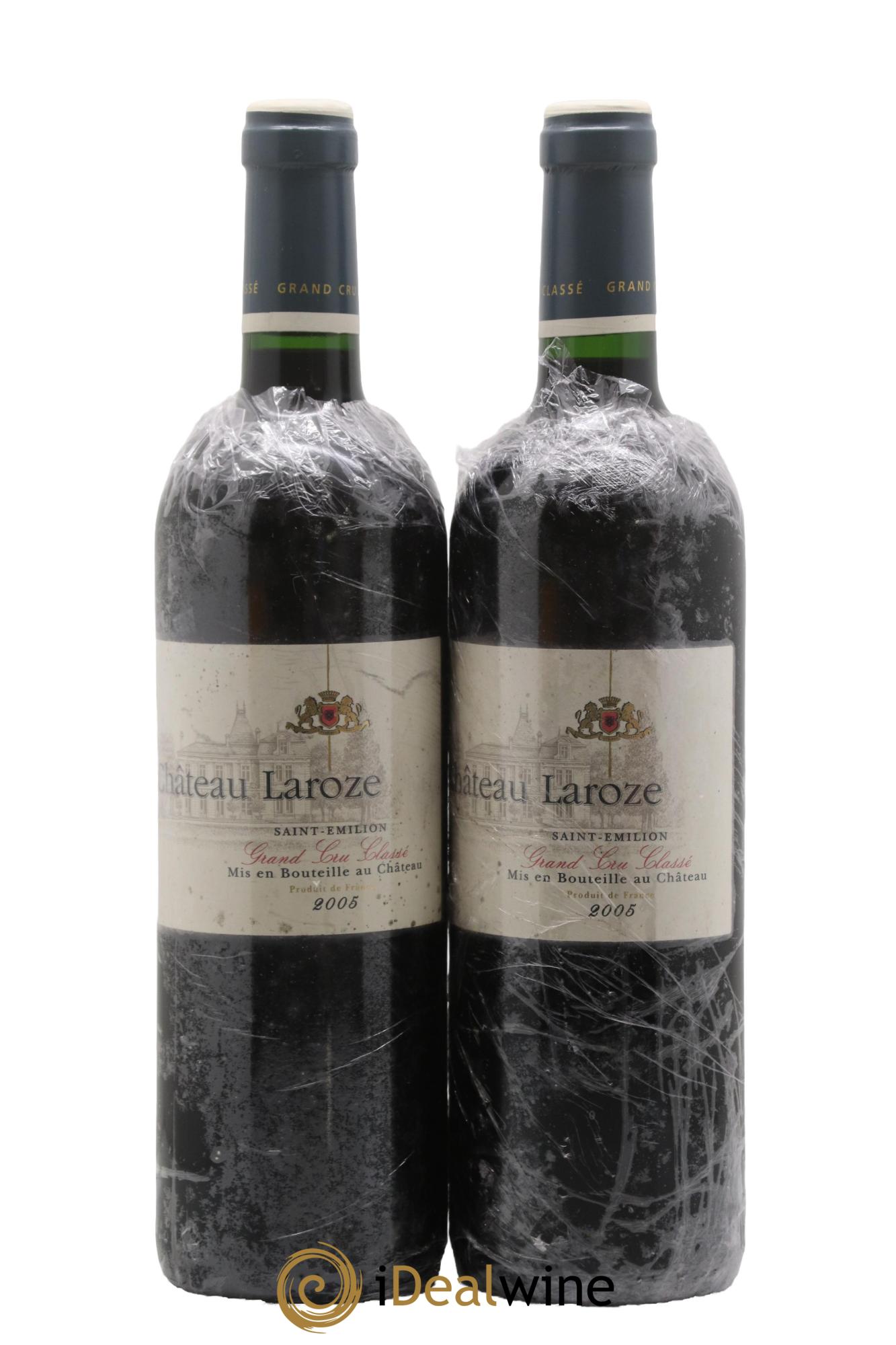 Château Laroze Grand Cru Classé 2005 - Lot de 2 bouteilles - 0