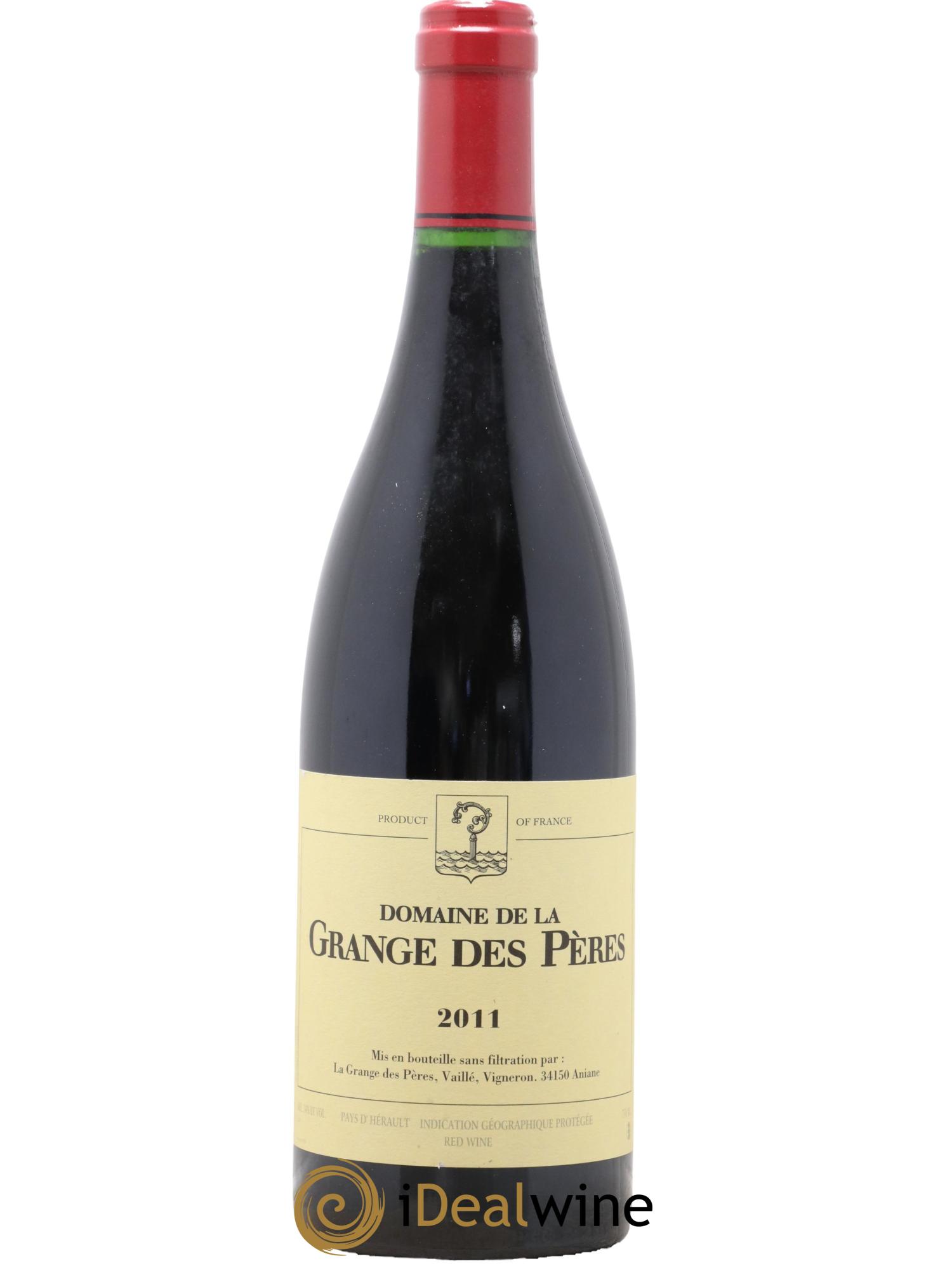 IGP Pays d'Hérault Grange des Pères Laurent Vaillé 2011 - Lot de 1 bouteille - 0