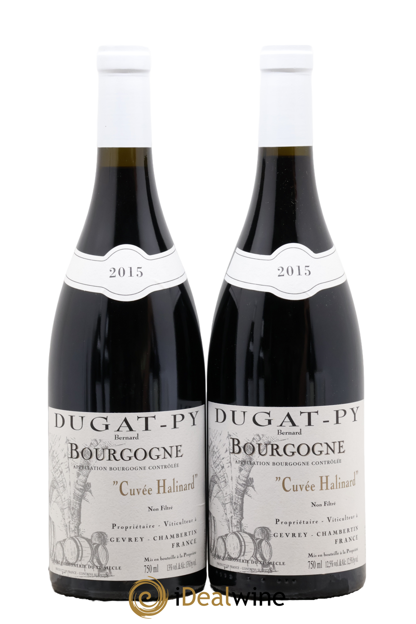Bourgogne Cuvée Halinard Dugat-Py 2015 - Posten von 2 Flaschen - 0