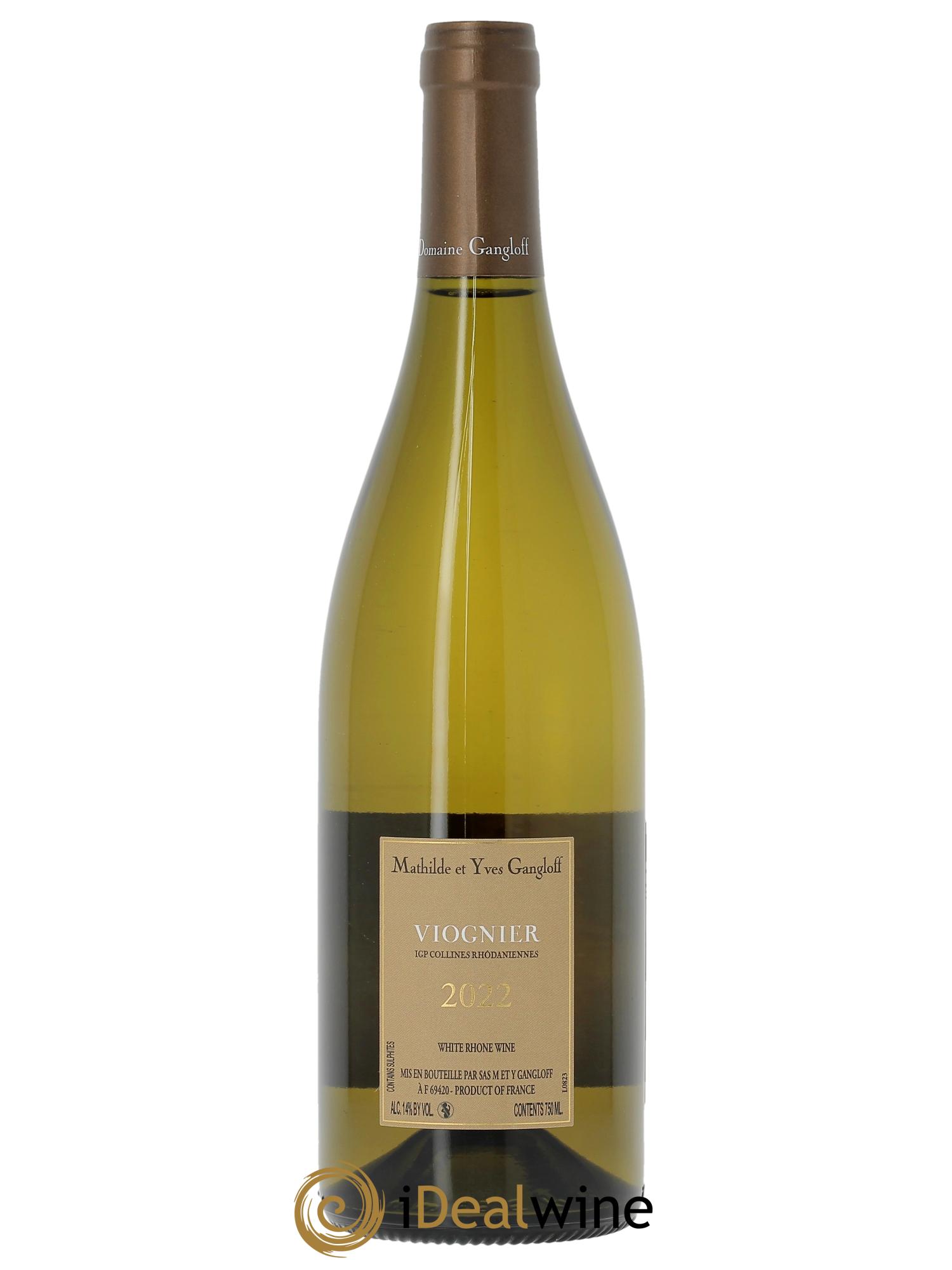 Vin de France Viognier Gangloff (Domaine)  2022 - Lot of 1 bottle - 1