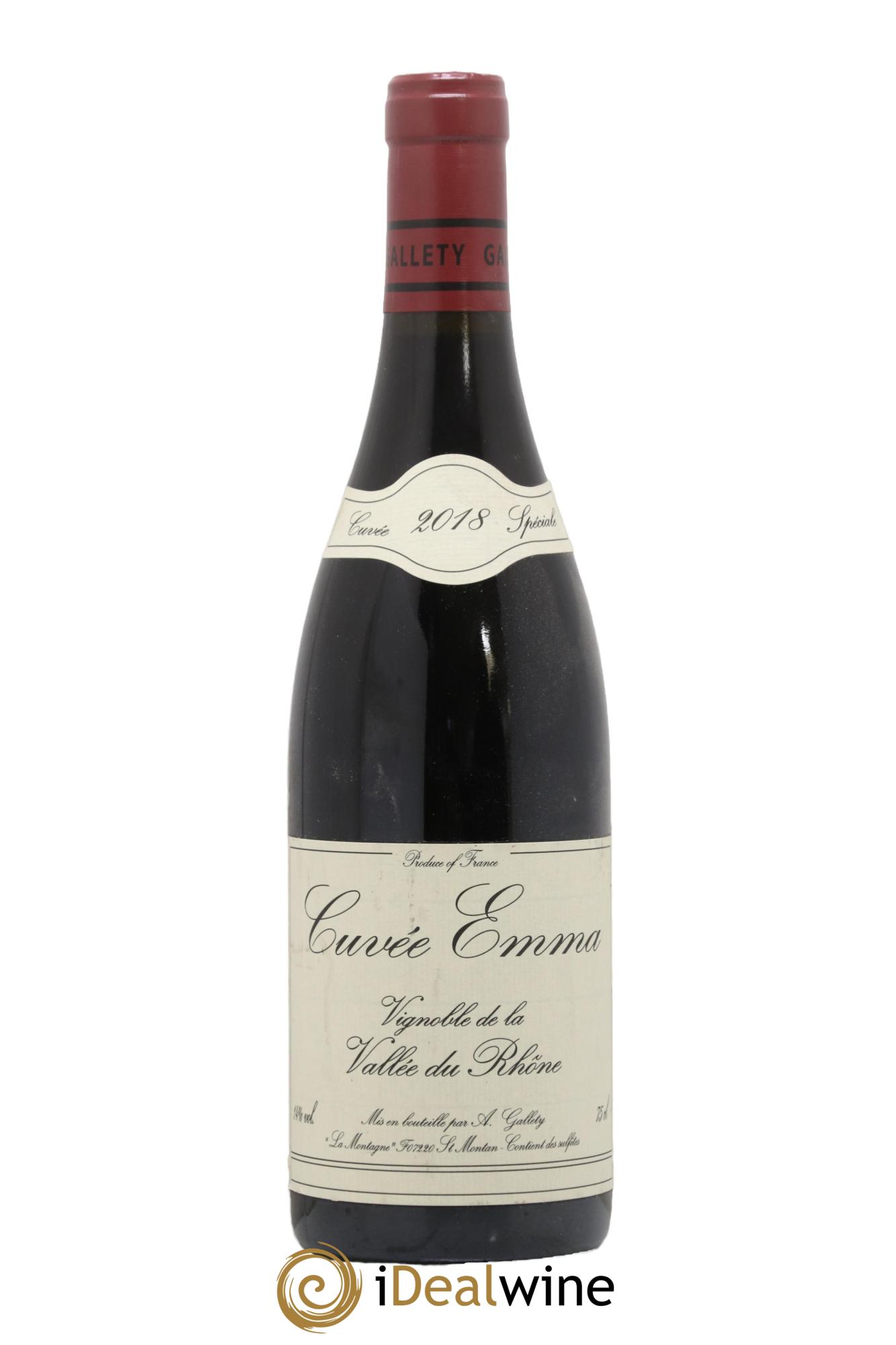 Côtes du Vivarais Cuvée Emma Gallety (Domaine) 2018 - Lot of 1 bottle - 0