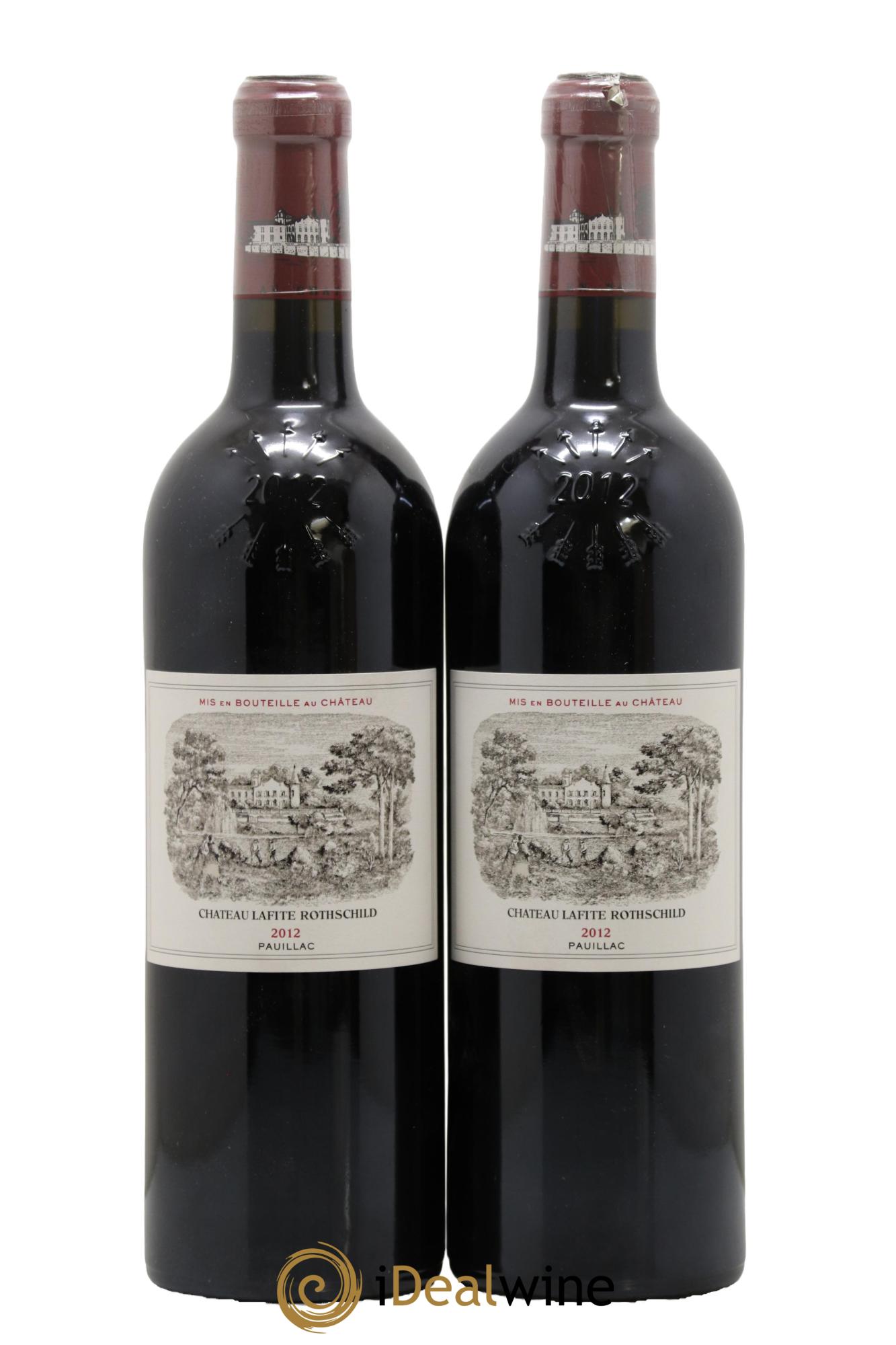 Château Lafite Rothschild 1er Grand Cru Classé  2012 - Posten von 2 Flaschen - 0