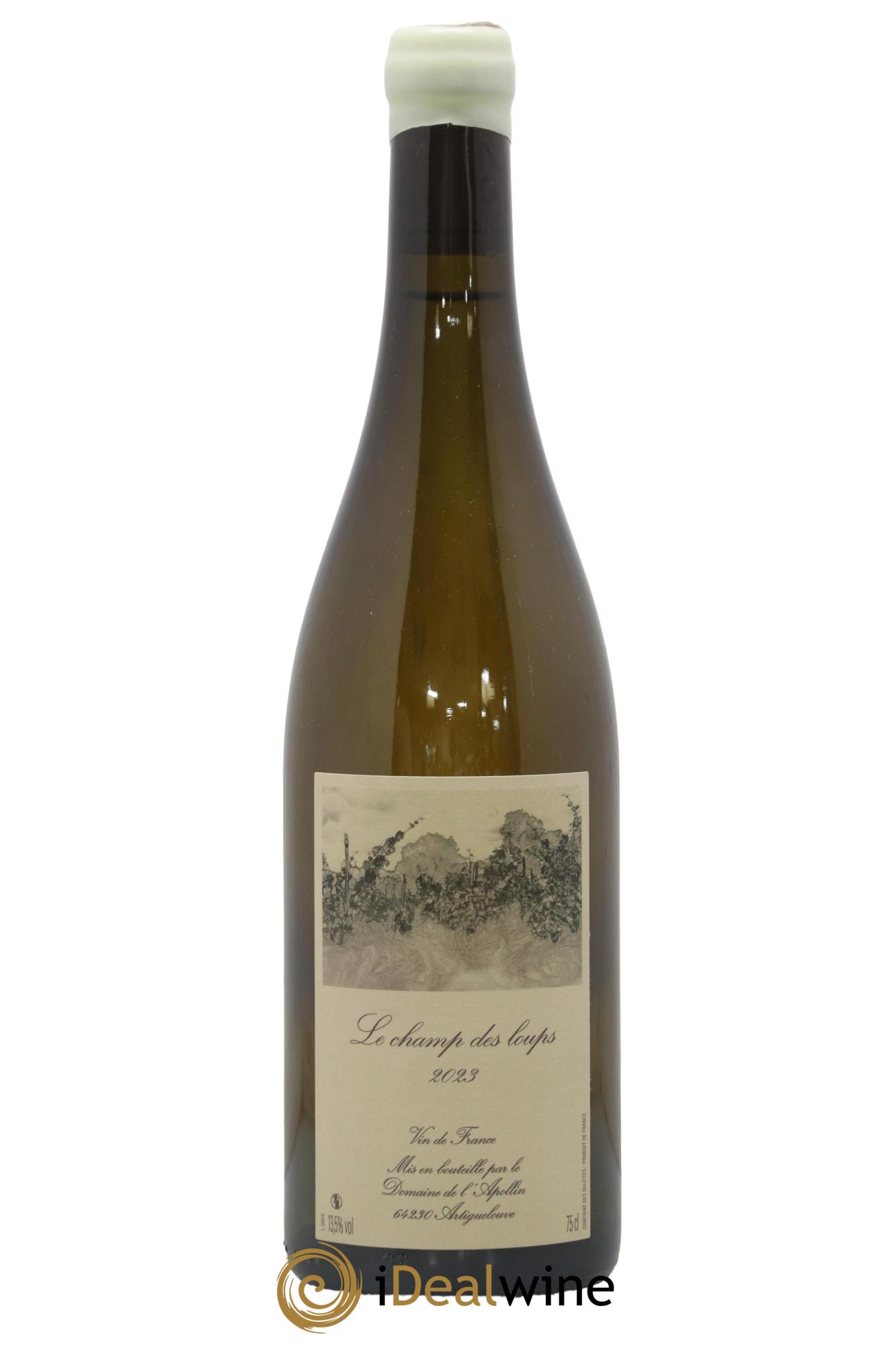 Vin de France Le Champ des Loups Domaine de l'Apollin - Florent Foury 2023 - Lot de 1 bouteille - 0