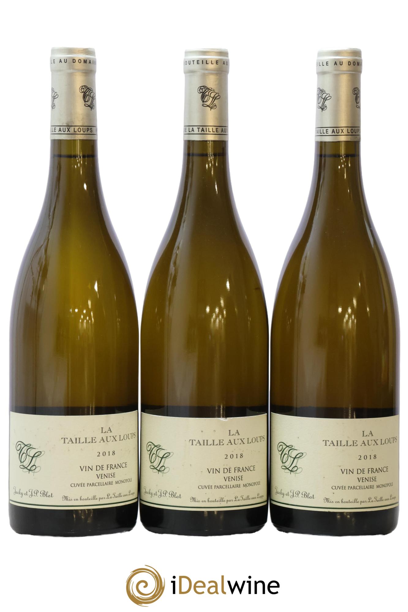 Vin de France Venise La Taille aux Loups - Jacky Blot 2018 - Lot de 3 bouteilles - 0