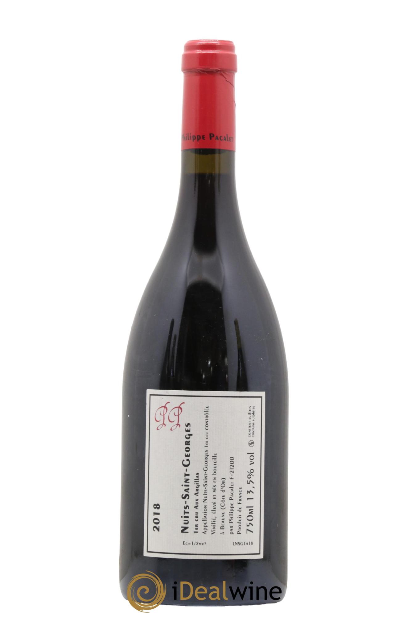 Nuits-Saint-Georges 1er Cru Aux Argillas Philippe Pacalet 2018 - Lot of 1 bottle - 1