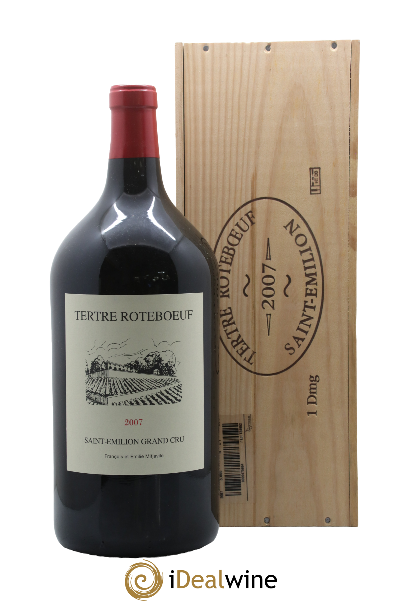 Château Tertre Roteboeuf 2007 - Lot de 1 double magnum - 0