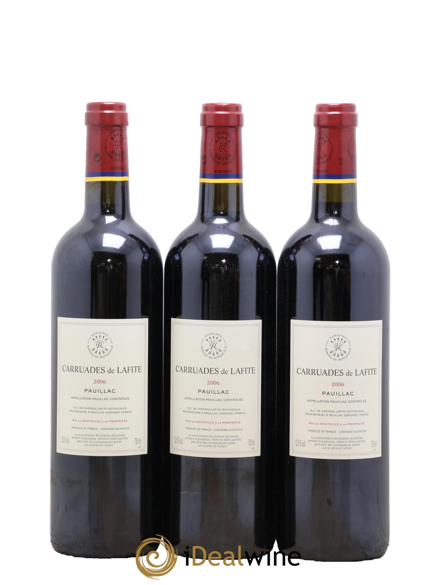 Carruades de Lafite Rothschild Second Vin 2006 - Lot de 12 bouteilles - 2