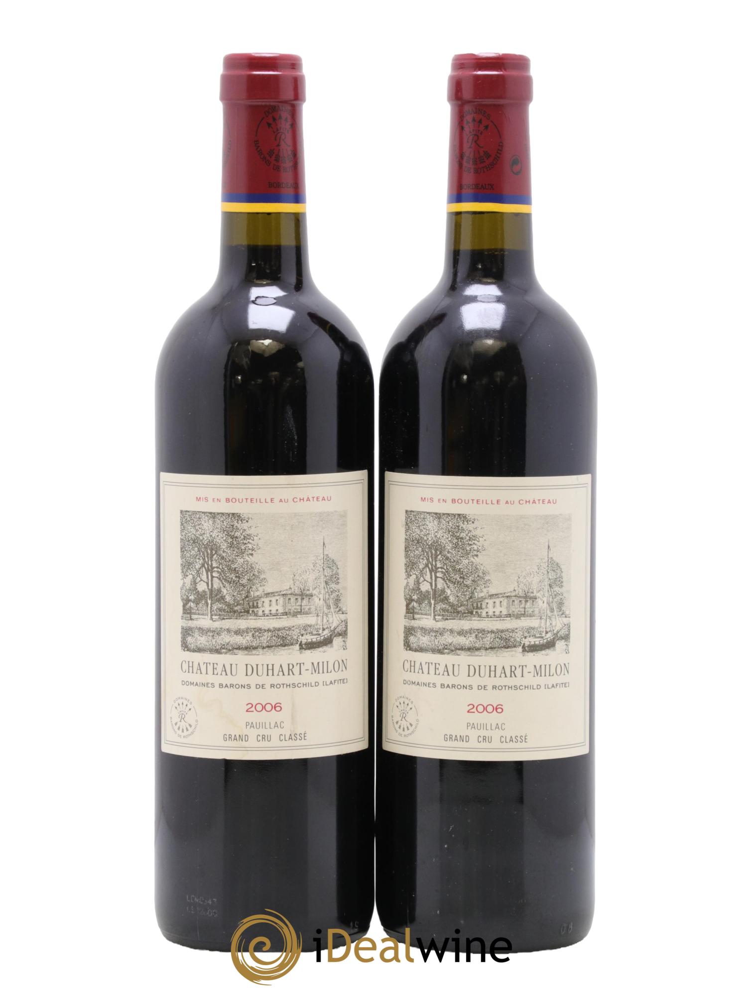 Château Duhart-Milon 4ème Grand Cru Classé 2006 - Lotto di 2 bottiglie - 0