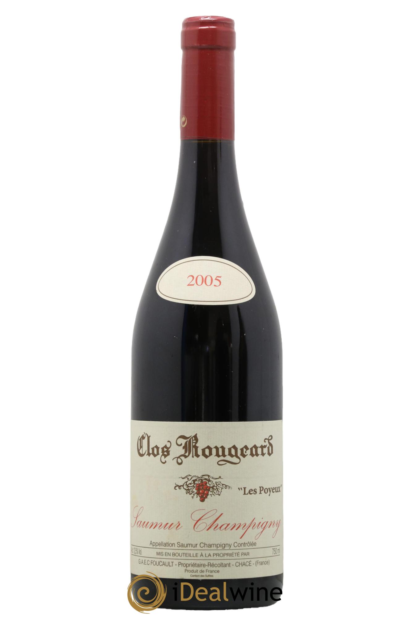 Saumur-Champigny Les Poyeux Clos Rougeard 2005 - Lot de 1 bouteille - 0