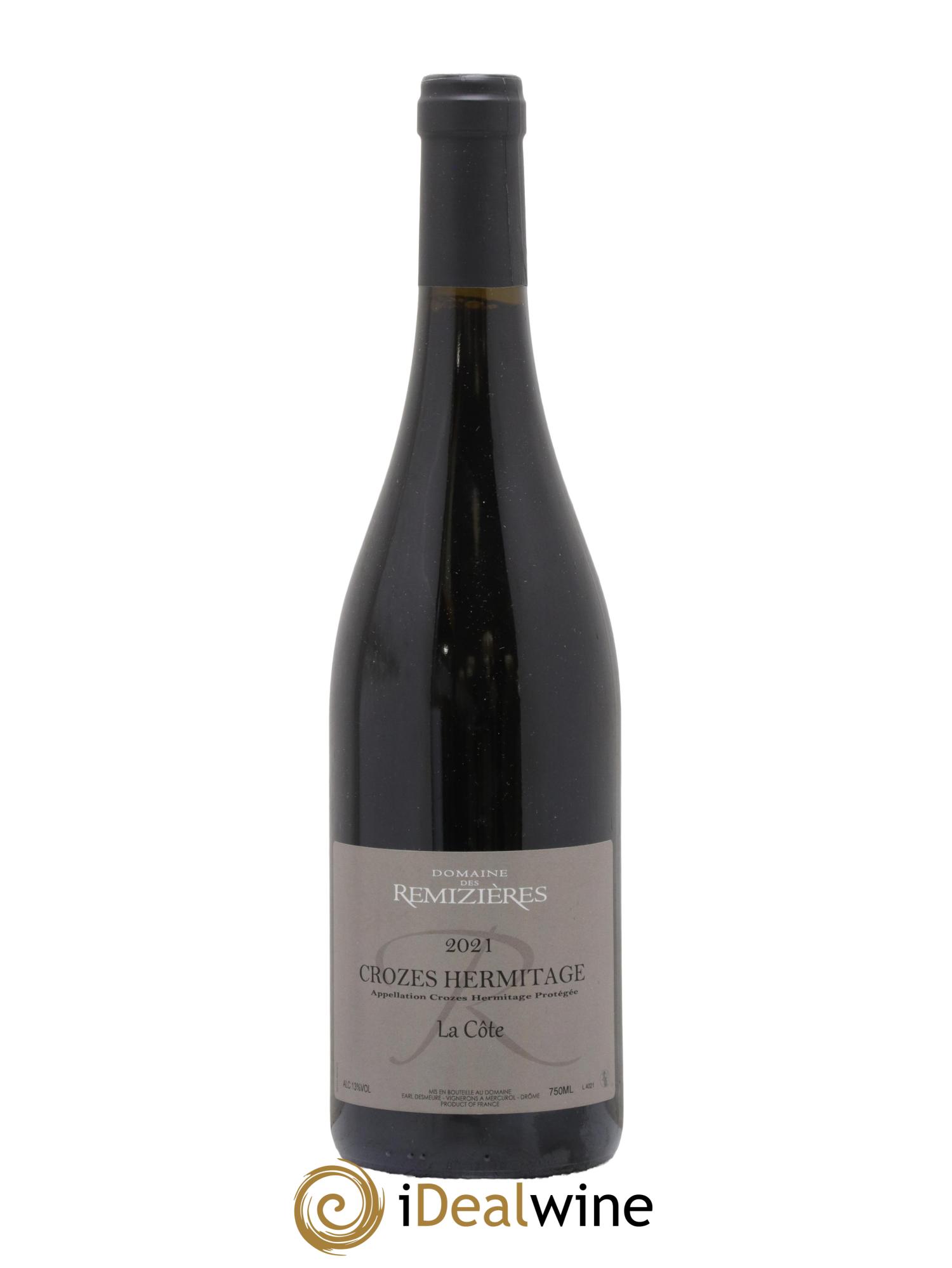 Crozes-Hermitage La Côte Domaine des Remizières 2021 - Lot de 1 bouteille - 0