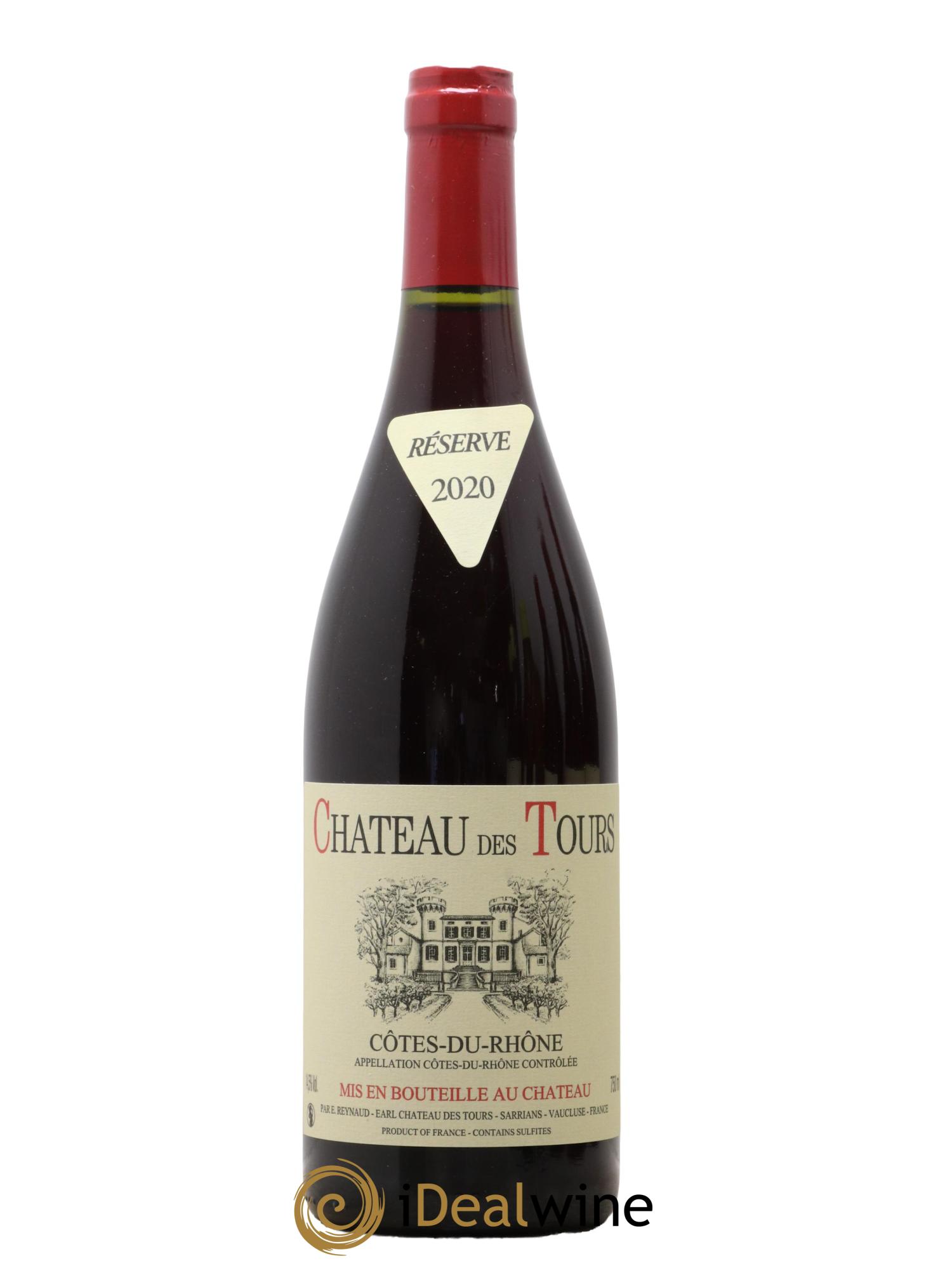 Côtes-du-Rhône Château des Tours Emmanuel Reynaud 2020 - Lot de 1 bouteille - 0