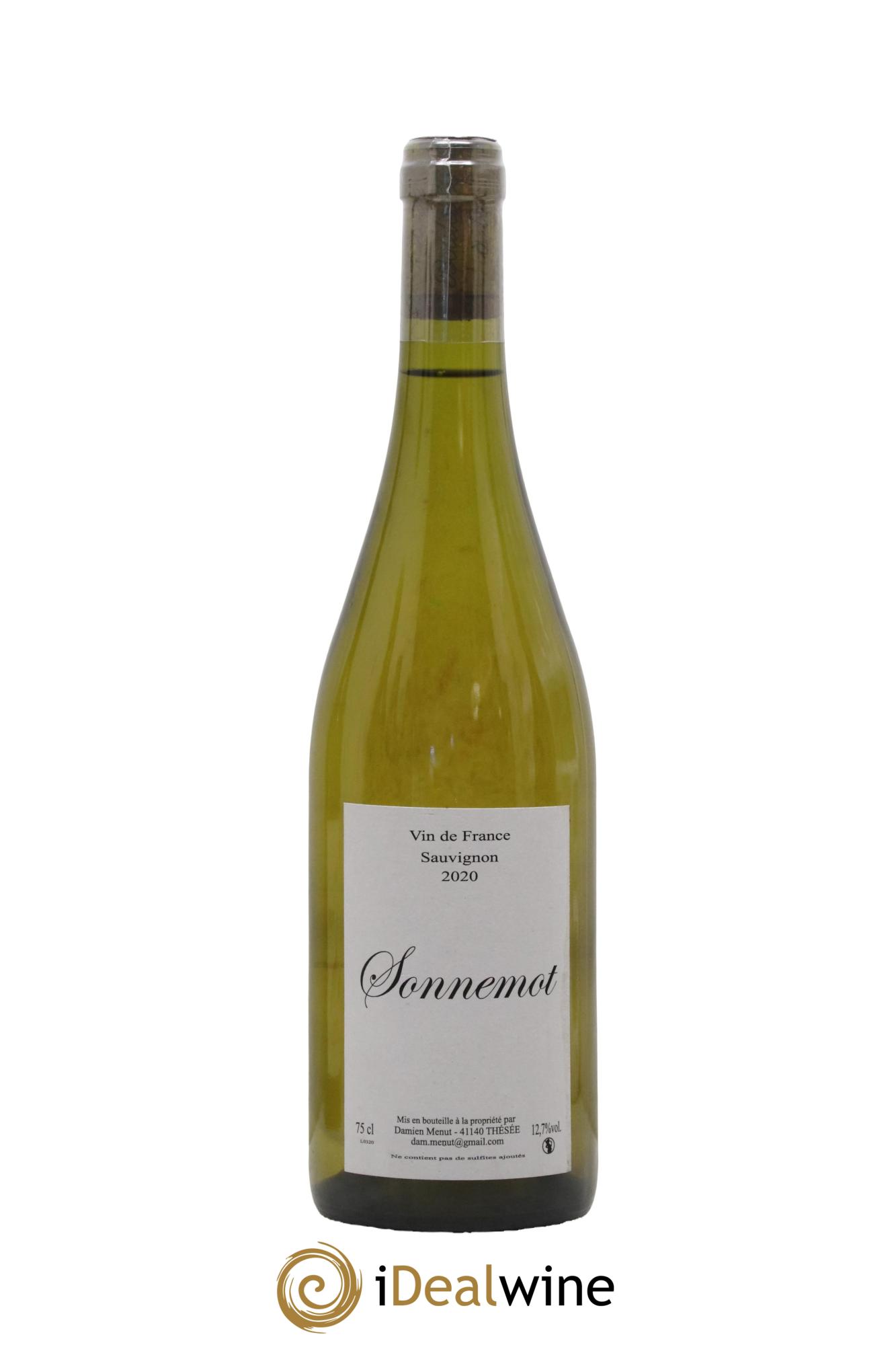 Vin de France Sonnemot Damien Menut 2020 - Lot de 1 bouteille - 0