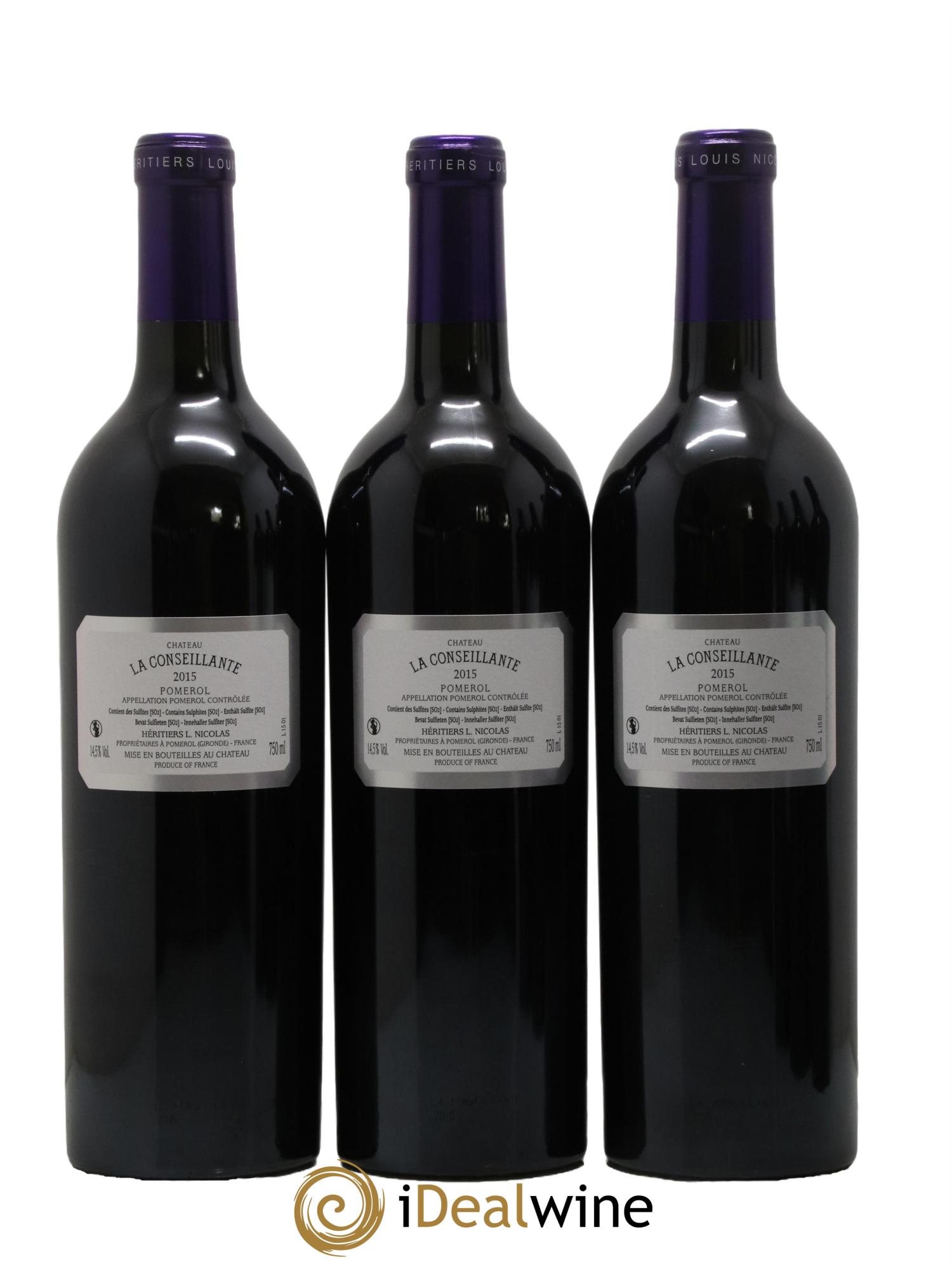 Château la Conseillante 2015 - Lot de 6 bouteilles - 4