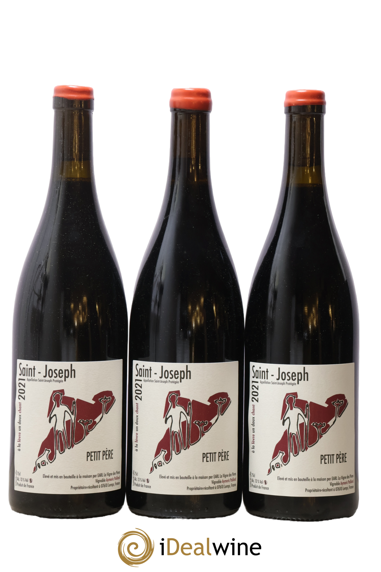 Saint-Joseph Petit Pere La Vigne Des Peres 2021 - Lot de 3 bouteilles - 0