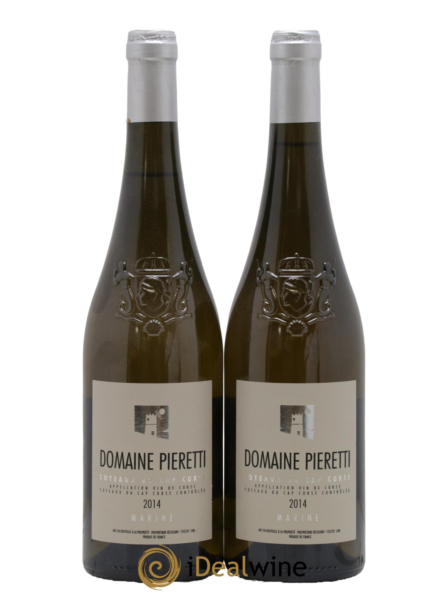 Vin de Corse Cap Corse Marine Domaine Pieretti 2014 - Lotto di 2 bottiglie - 0
