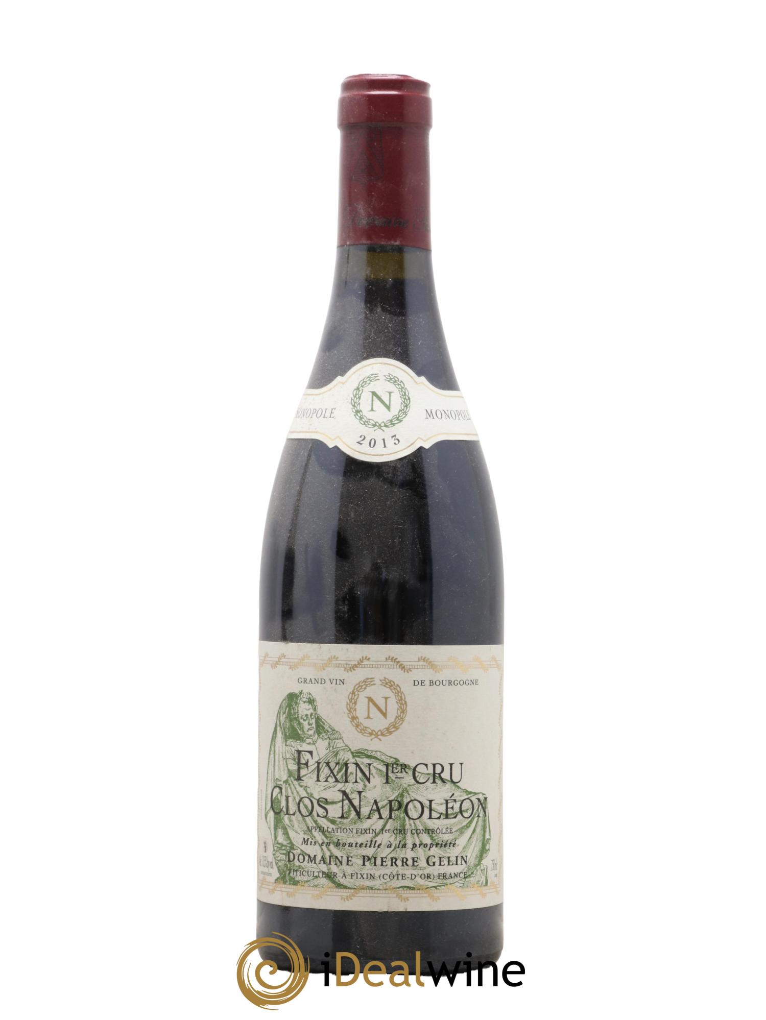 Fixin 1er Cru Clos Napoléon Pierre Gelin 2013 - Lot de 1 bouteille - 0