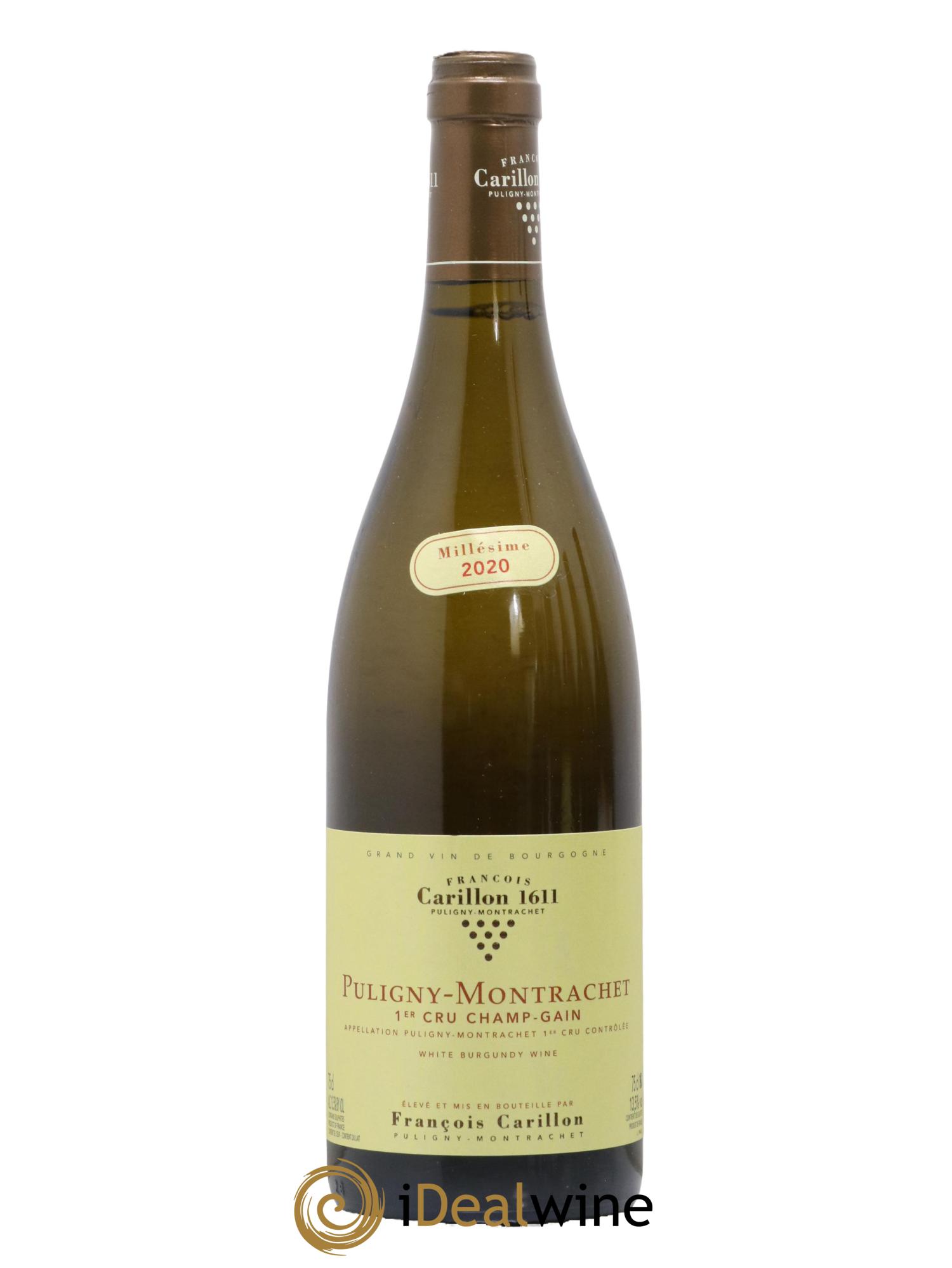 Puligny-Montrachet 1er Cru Champ-Gain François Carillon 2020 - Lot de 1 bouteille - 0