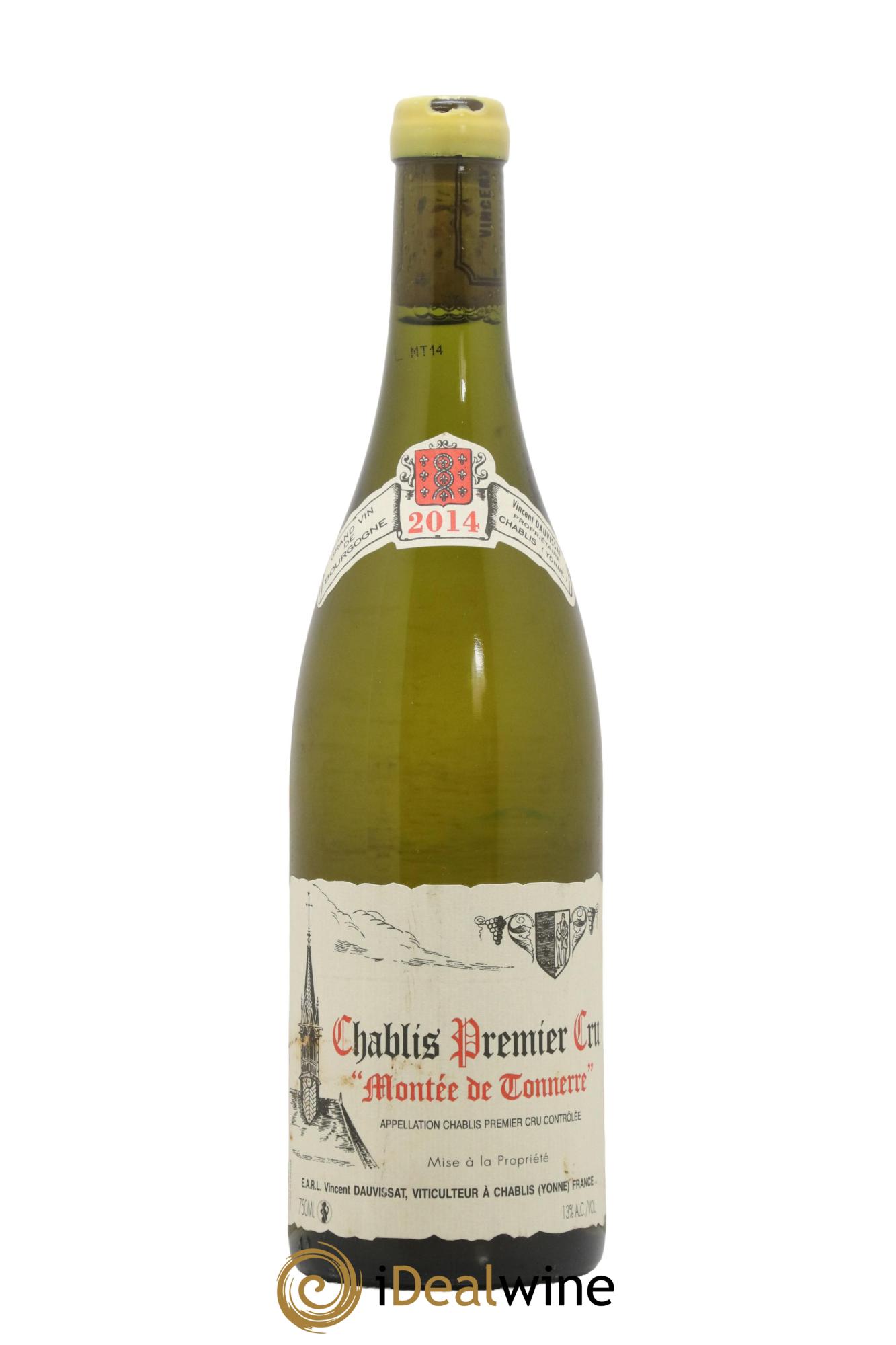 Chablis 1er Cru Montée de Tonnerre Vincent Dauvissat (Domaine) 2014 - Lot de 1 bouteille - 0