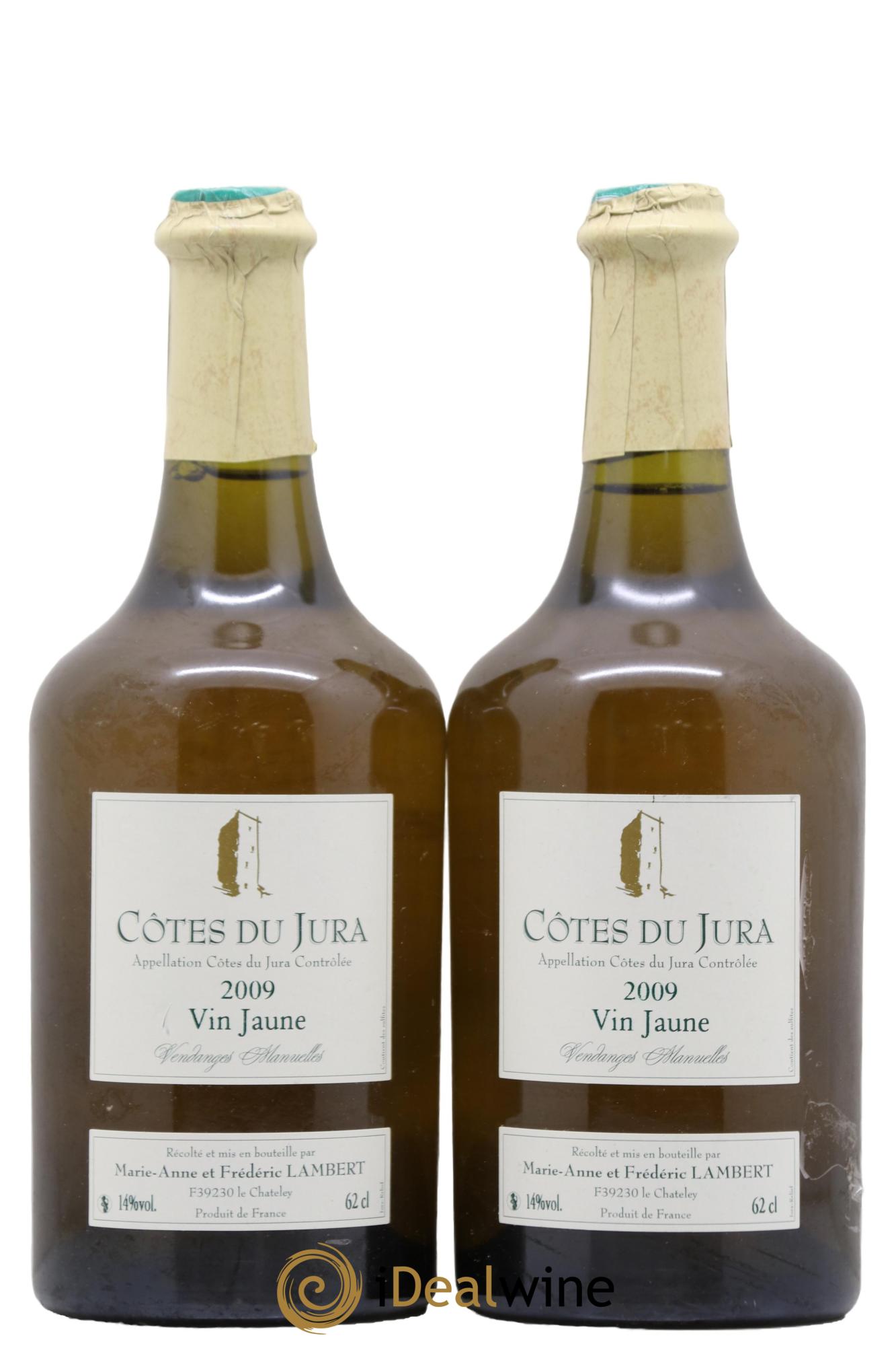 Côtes du Jura Vin Jaune Lambert Frederic 2009 - Lot de 2 clavelins - 0
