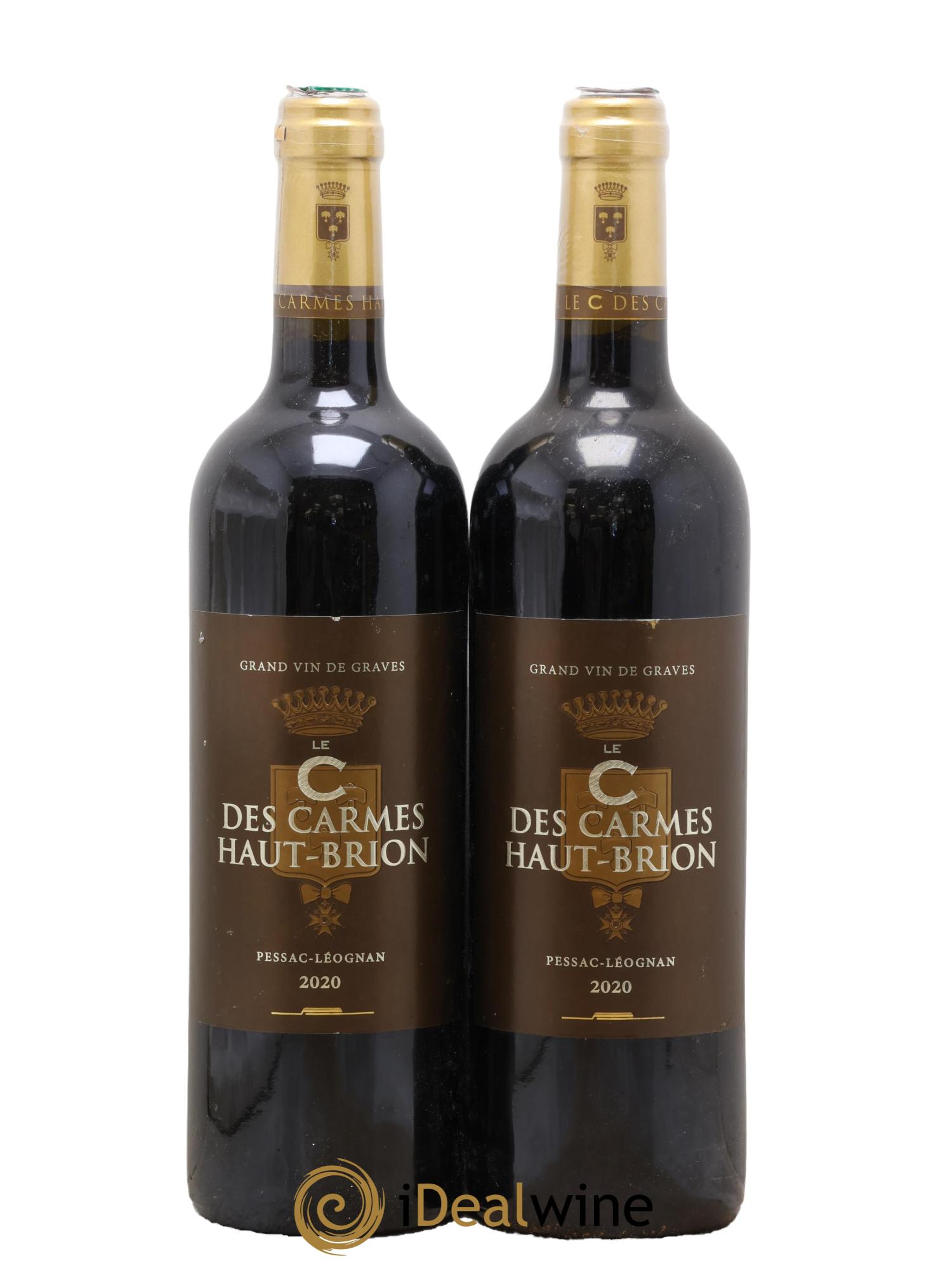 C des Carmes Haut-Brion Second Vin 2020 - Lot de 2 bouteilles - 0