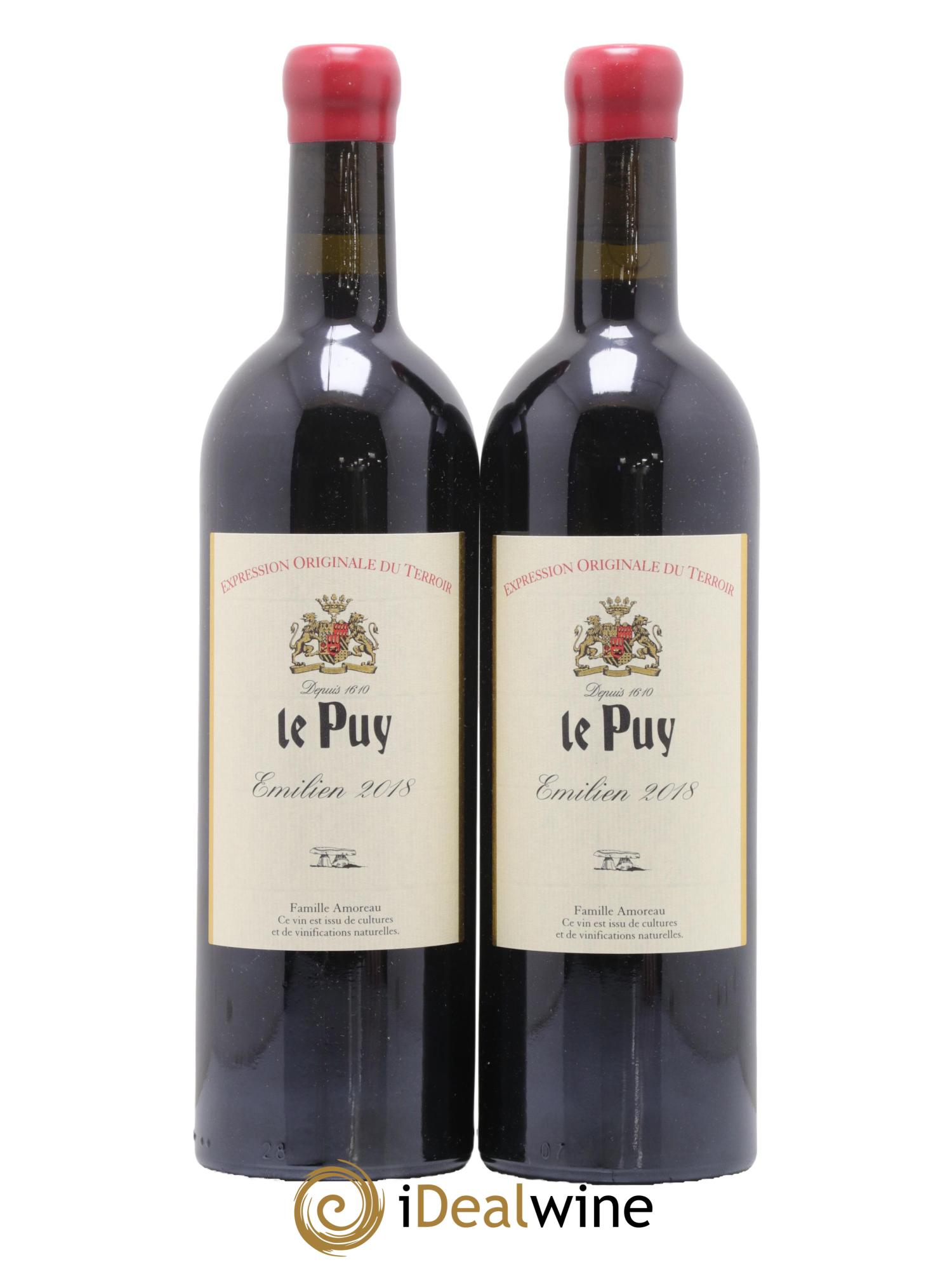 Le Puy - Cuvée Emilien 2018 - Lot de 2 bouteilles - 0