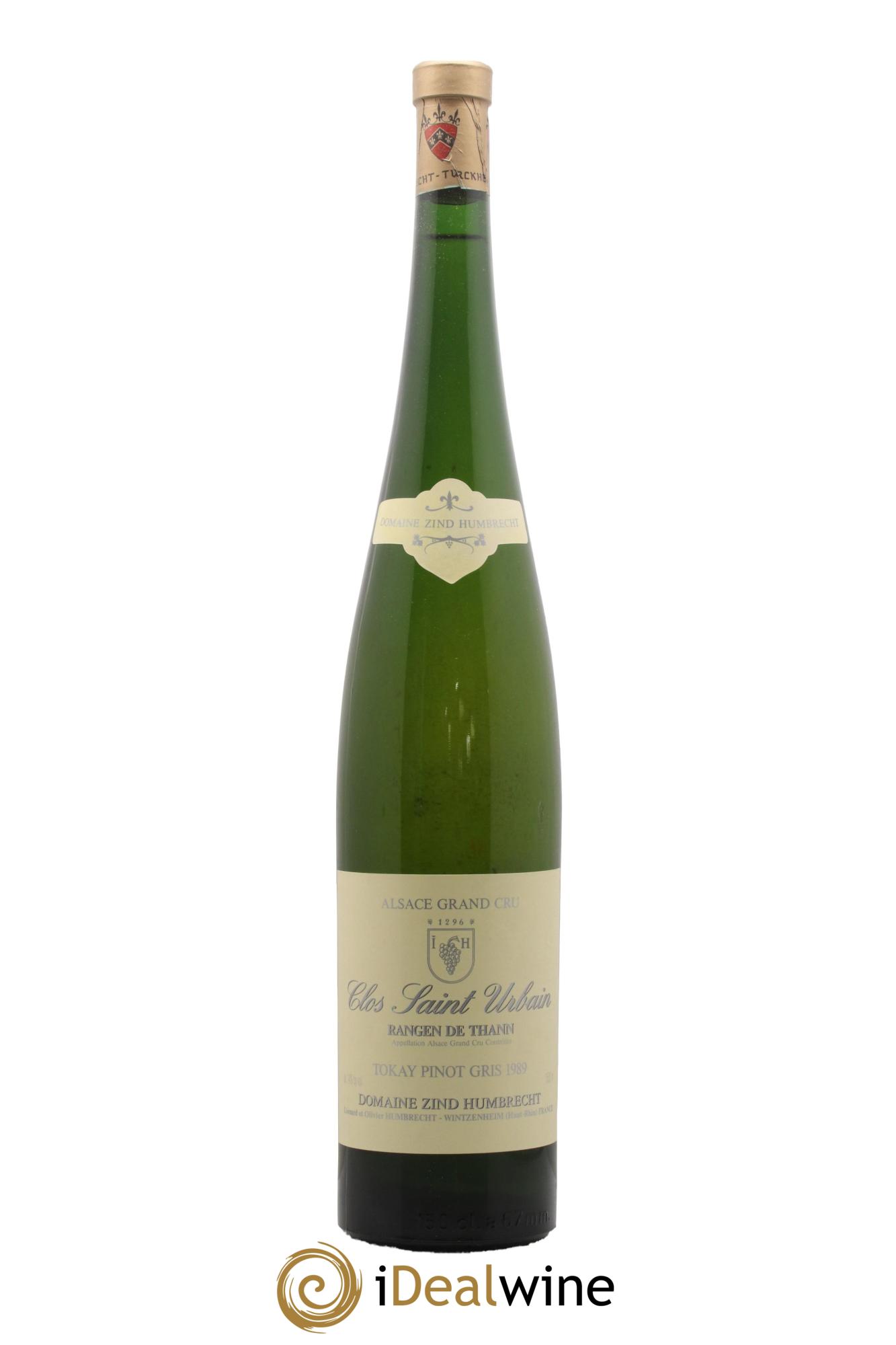Alsace Pinot Gris Grand Cru Rangen de Thann Clos Saint-Urbain Zind-Humbrecht (Domaine) 1989 - Lotto di 1 magnum - 1
