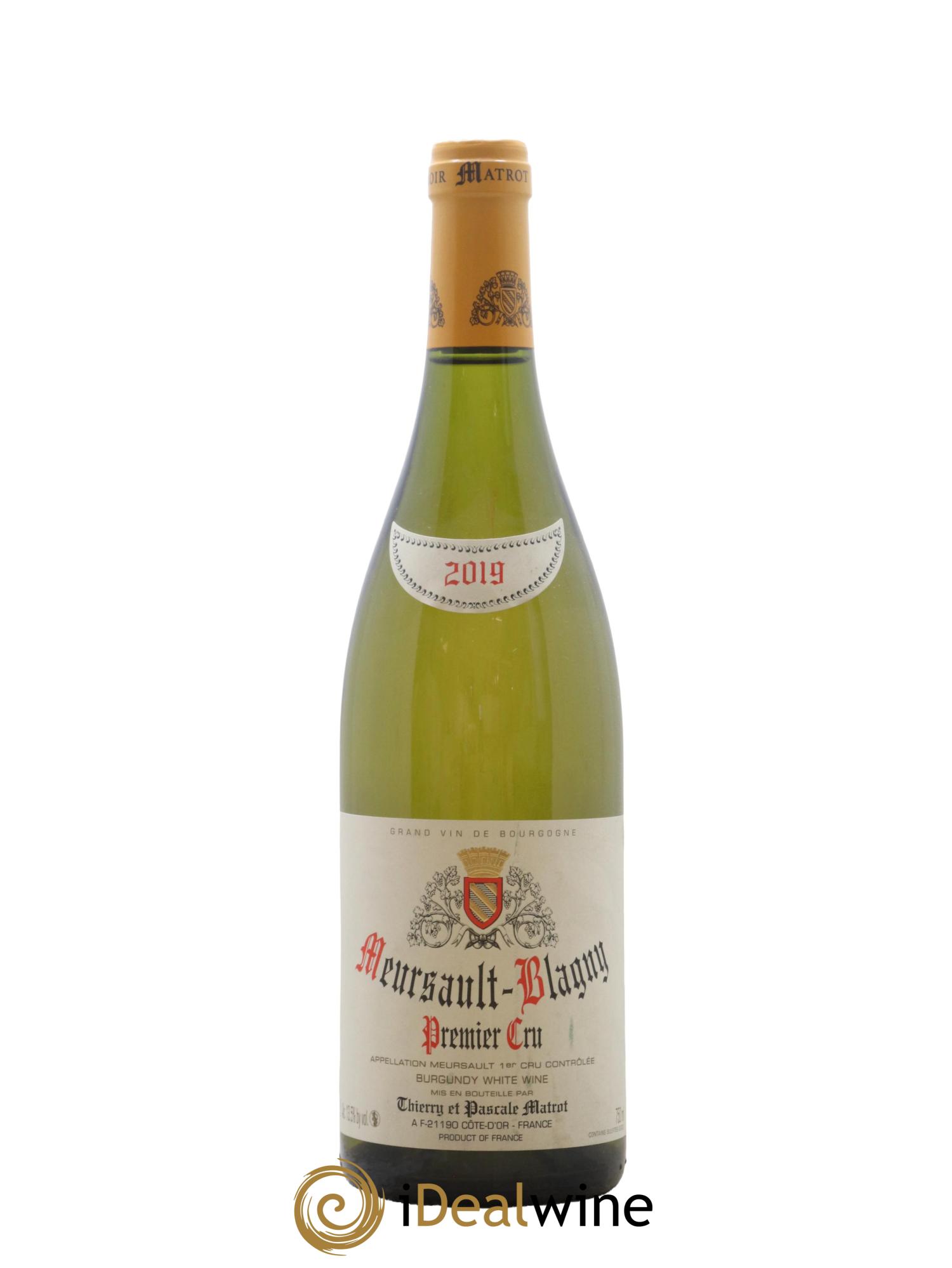 Meursault 1er Cru Blagny Matrot (Domaine) 2019 - Lot de 1 bouteille - 0